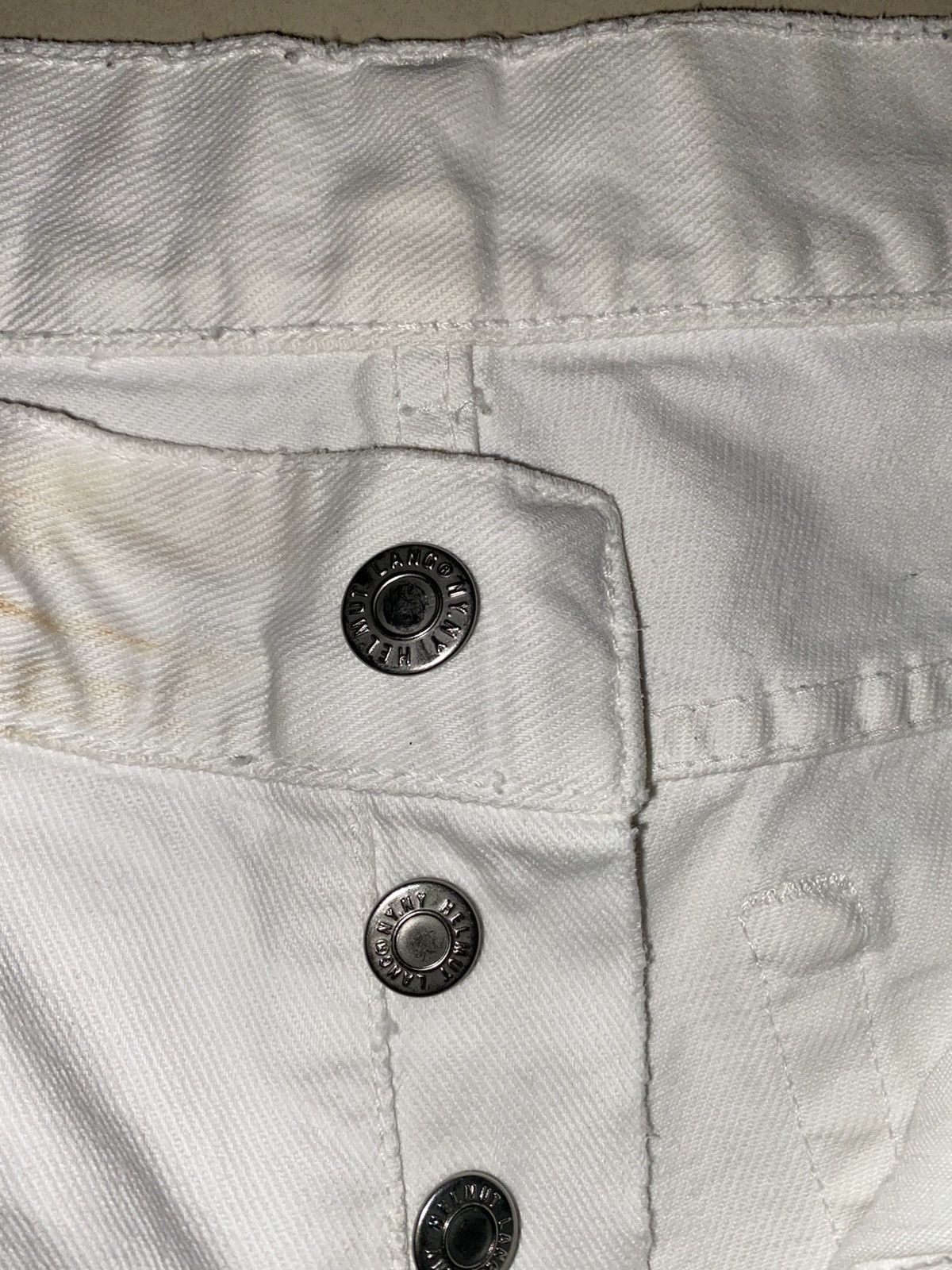 Designer × Helmut Lang Archive Piece! Helmut Lang Rusty Broken Denim Size US 30 / EU 46 - 6 Thumbnail