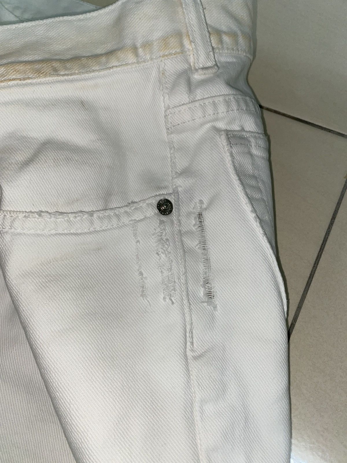 Designer × Helmut Lang Archive Piece! Helmut Lang Rusty Broken Denim Size US 30 / EU 46 - 8 Thumbnail
