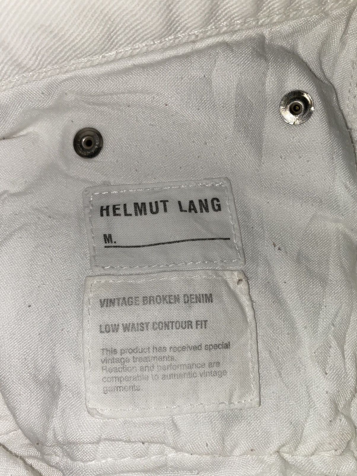 Designer × Helmut Lang Archive Piece! Helmut Lang Rusty Broken Denim Size US 30 / EU 46 - 22 Thumbnail