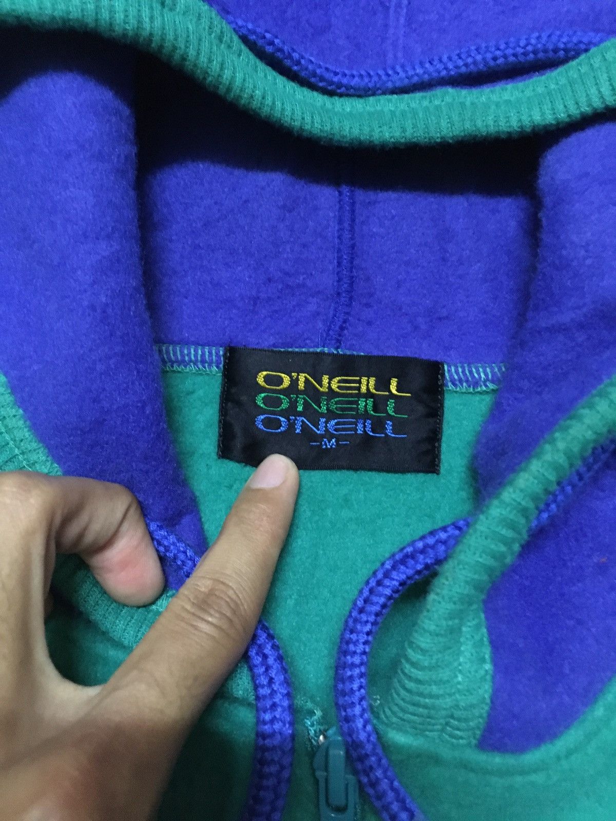 O'Neill Vintage Oneill Coulour Block Hoodie Size US M / EU 48-50 / 2 - 7 Thumbnail