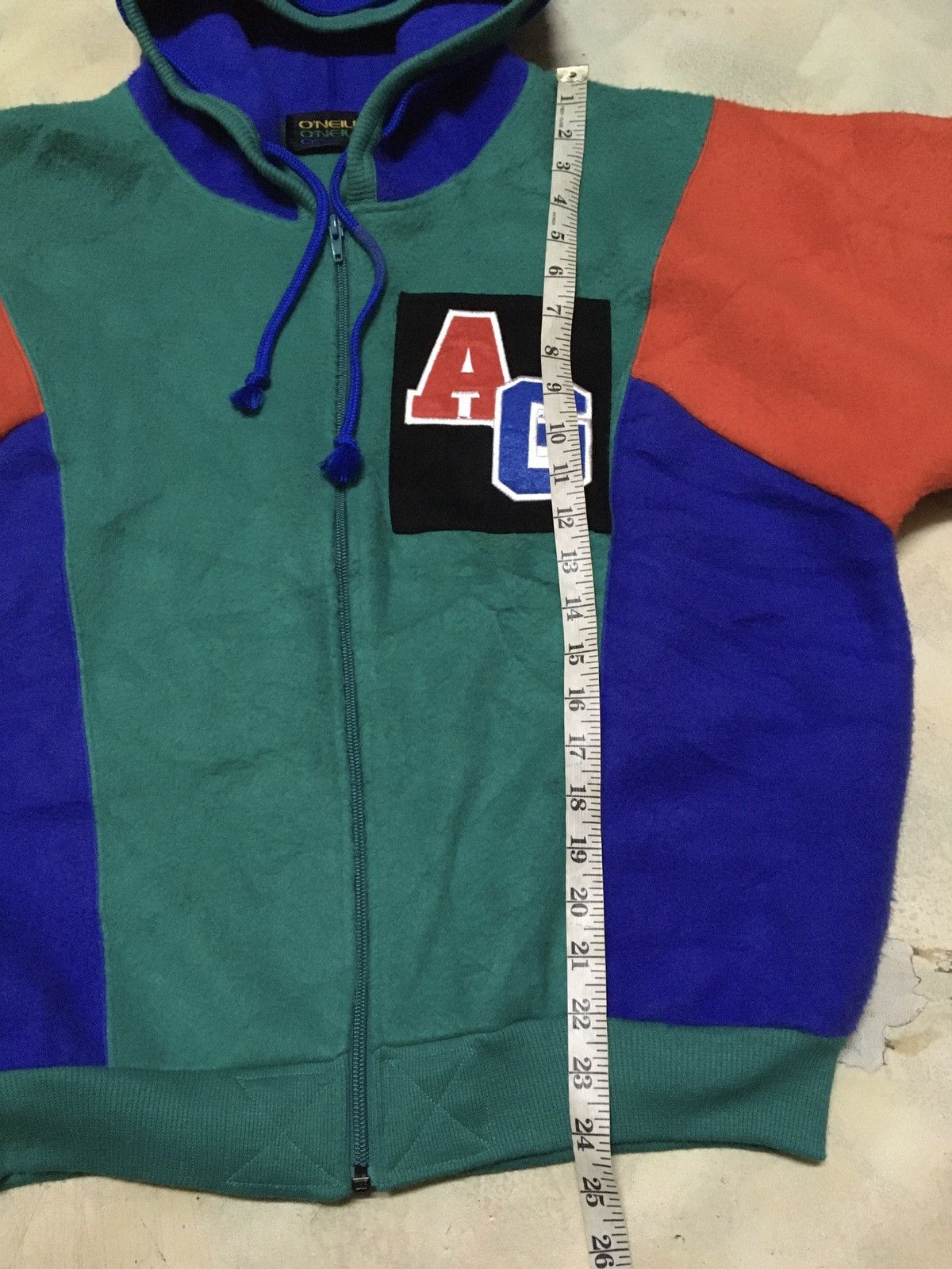 O'Neill Vintage Oneill Coulour Block Hoodie Size US M / EU 48-50 / 2 - 12 Thumbnail