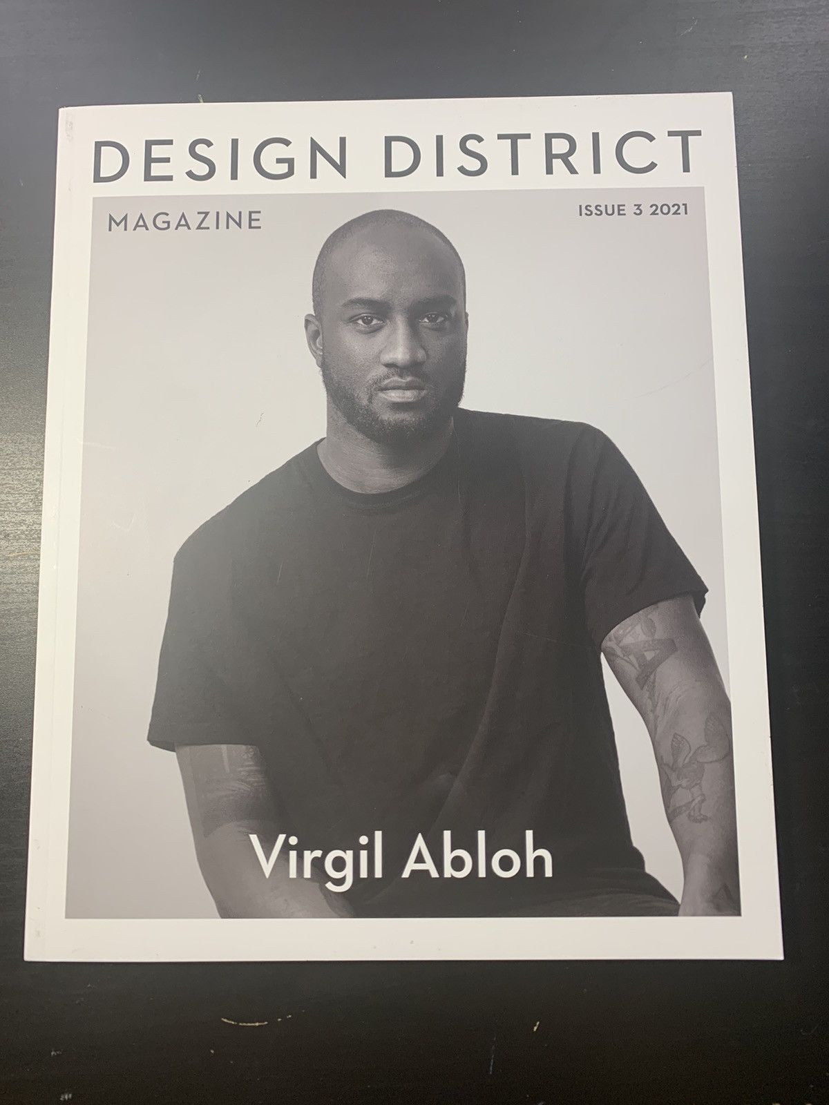 Virgil Abloh Design district art Basel 2021 magazine book Virgil Samuel
