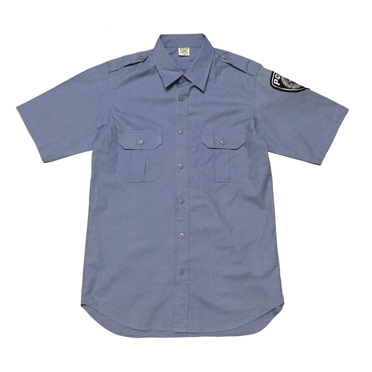 Vintage Police Button Up Shirt | Grailed