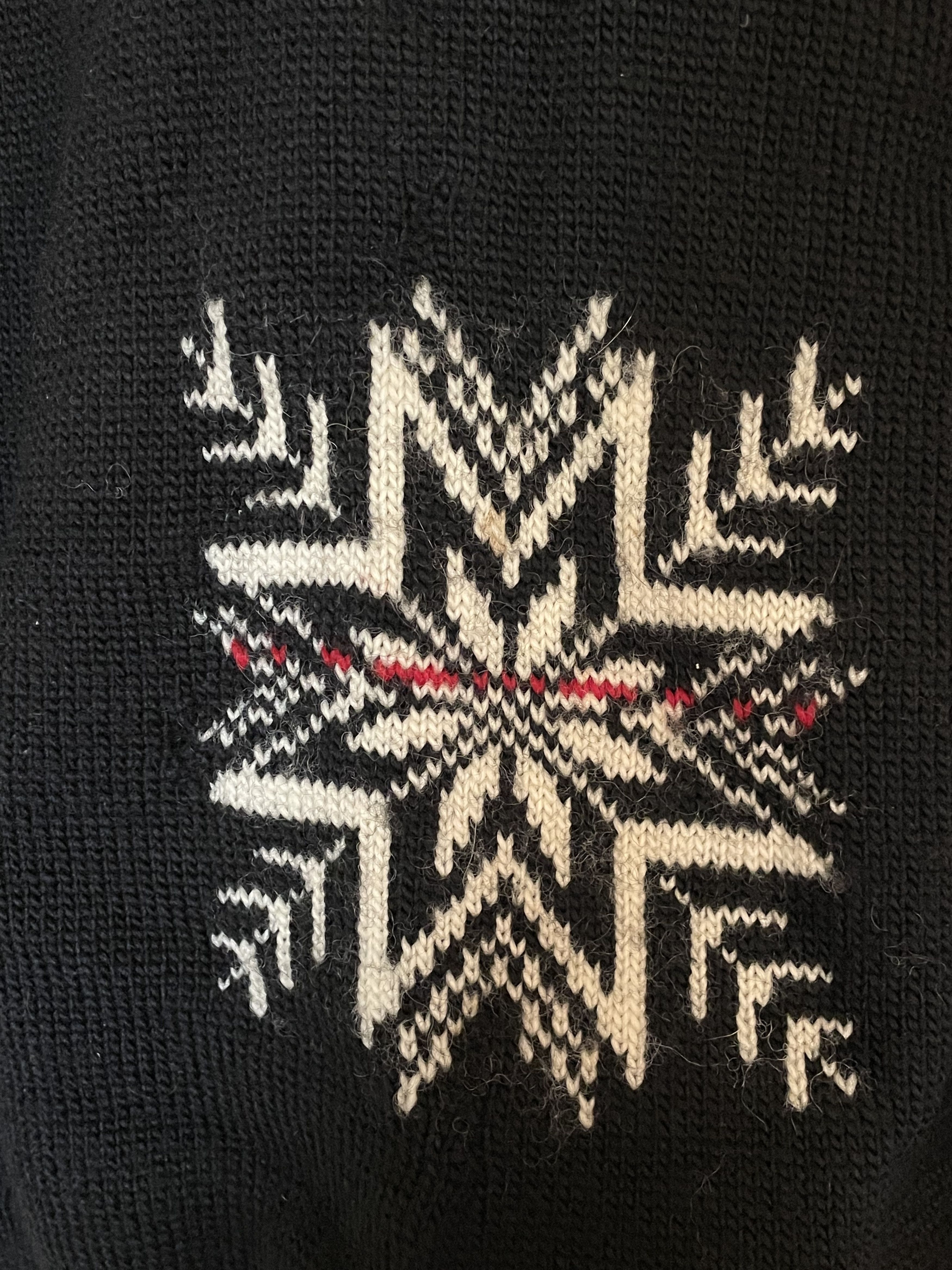 Yohji Yamamoto Yohji Yamamoto AW2005 Pour Homme Snowflake Sweater Size US L / EU 52-54 / 3 - 6 Thumbnail