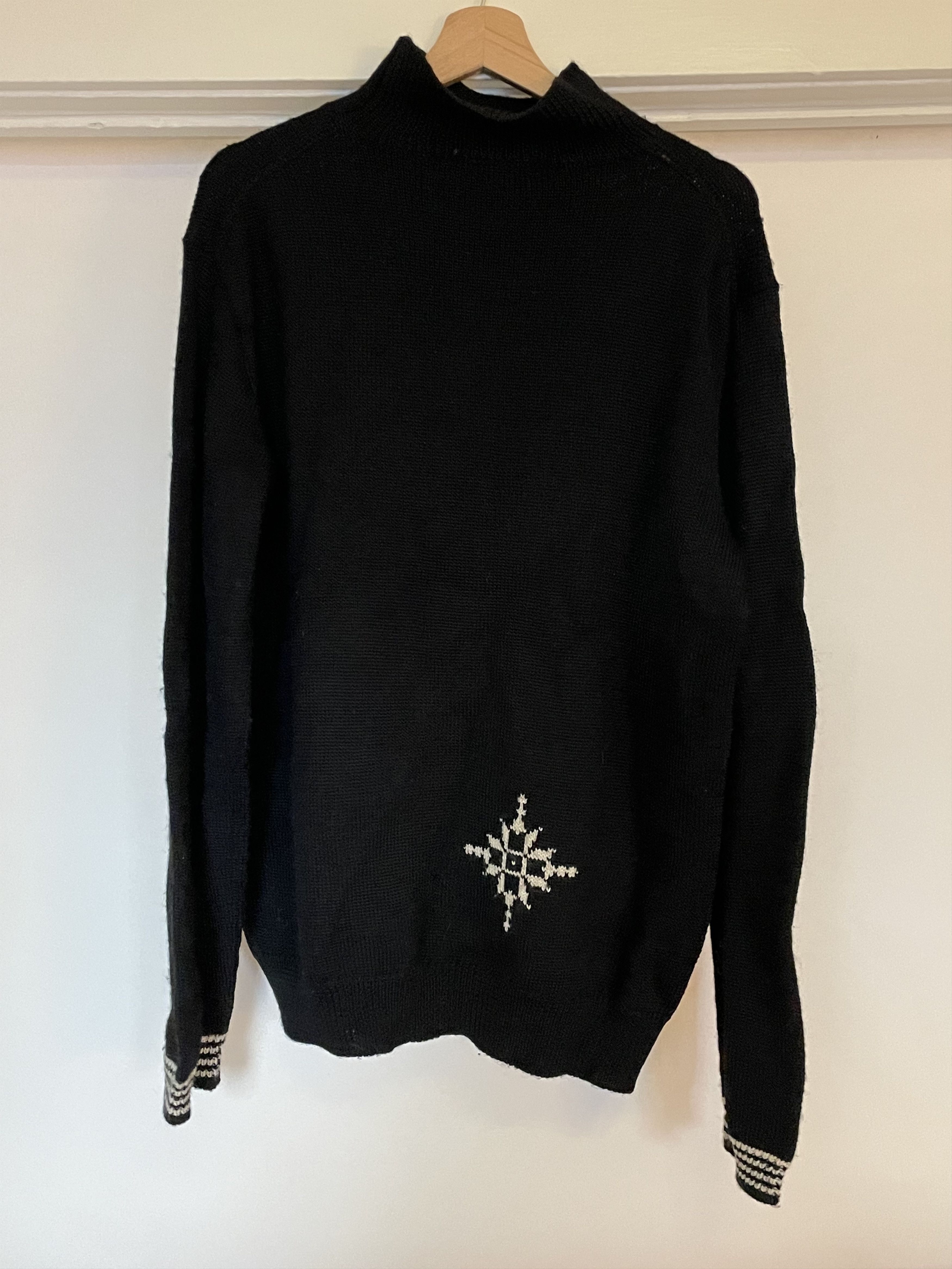 Yohji Yamamoto Yohji Yamamoto AW2005 Pour Homme Snowflake Sweater Size US L / EU 52-54 / 3 - 4 Thumbnail