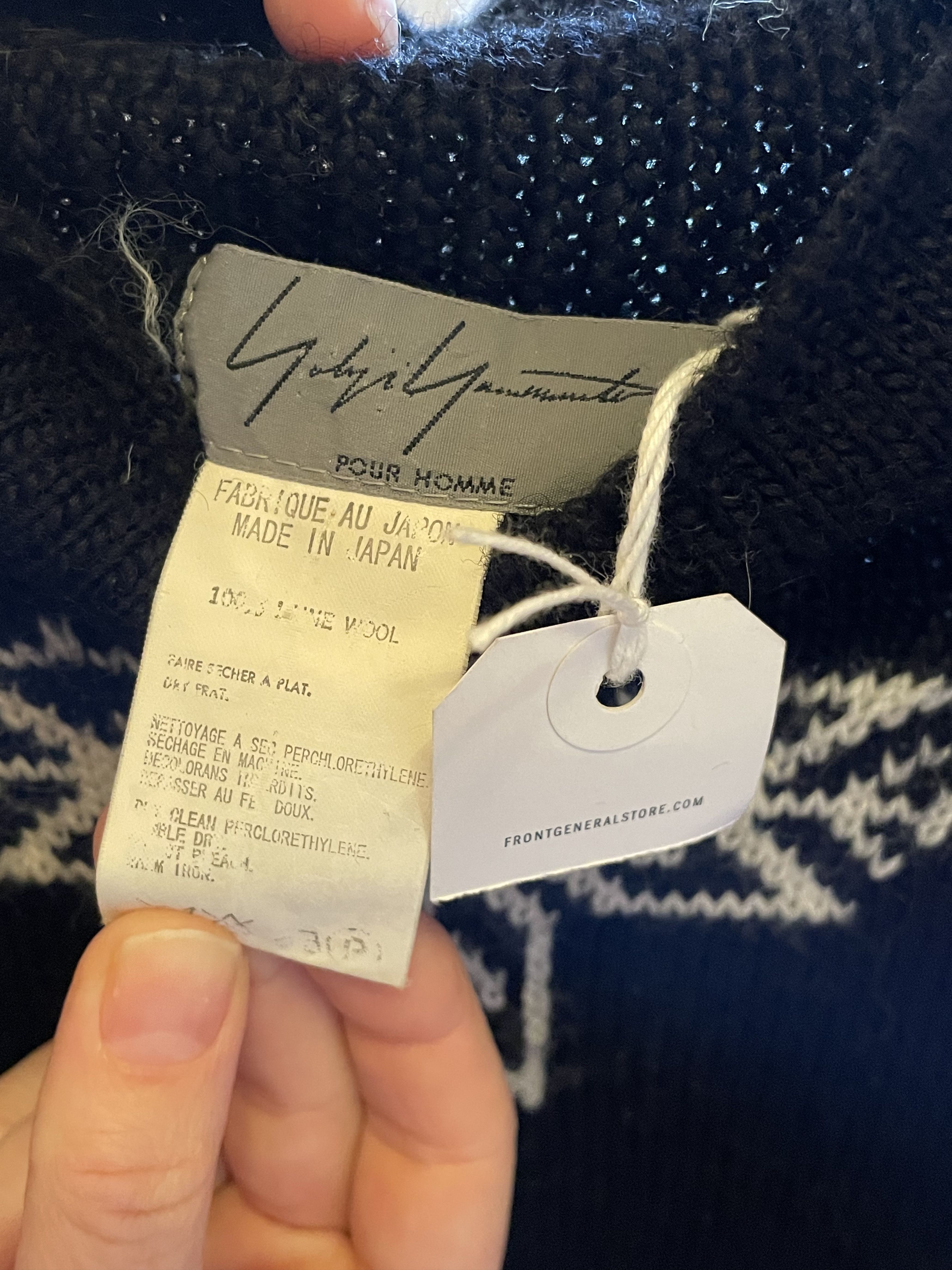 Yohji Yamamoto Yohji Yamamoto AW2005 Pour Homme Snowflake Sweater Size US L / EU 52-54 / 3 - 7 Thumbnail