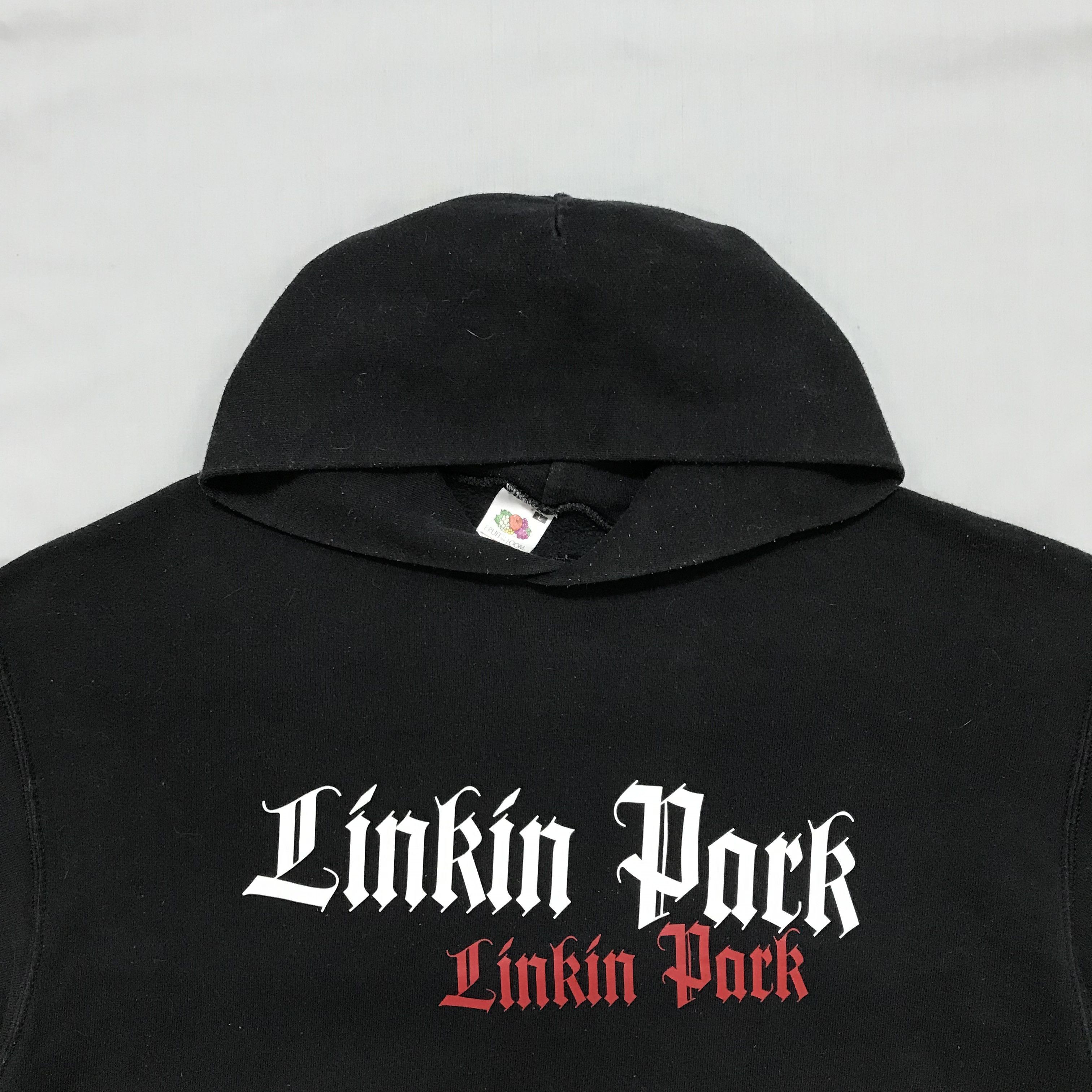 Band Tees × Vintage LINKIN PARK Vintage Hoodie Hooded 90s Metal Tour Rock Band Size US L / EU 52-54 / 3 - 3 Thumbnail