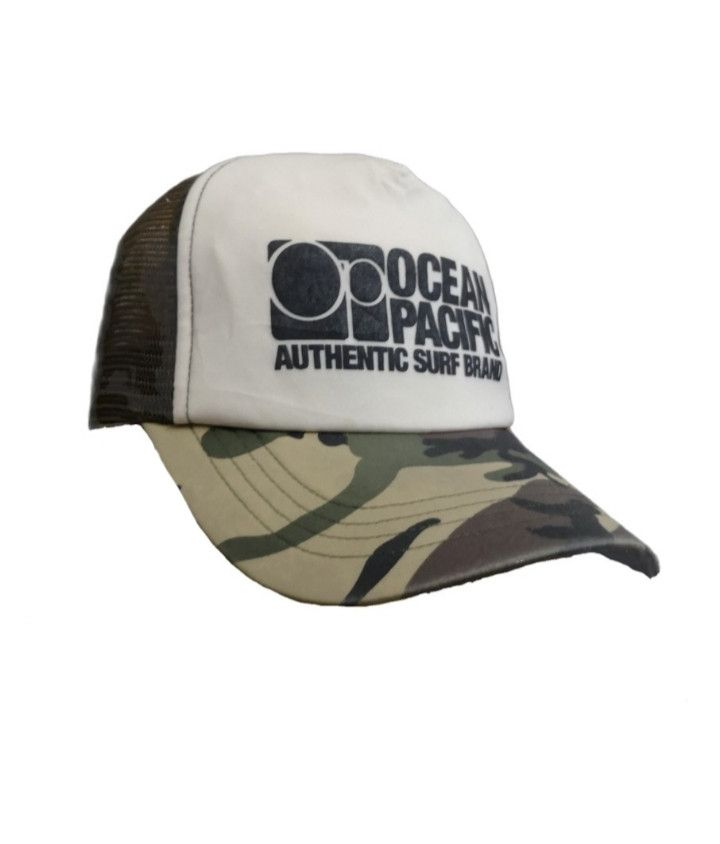 Ocean Pacific OCEAN PACIFIC VTG CAMO TRUCKER HAT Size ONE SIZE - 4 Thumbnail