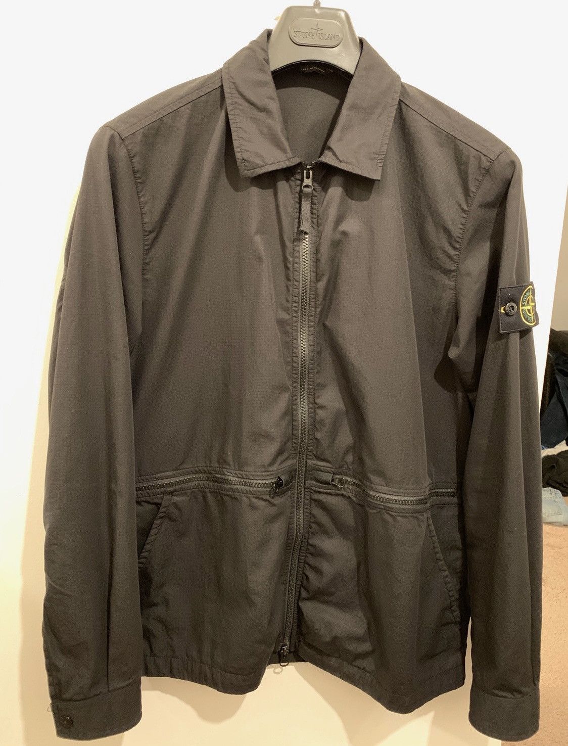 Stone Island STONE ISLAND Structured Cotton Overshirt Grailed