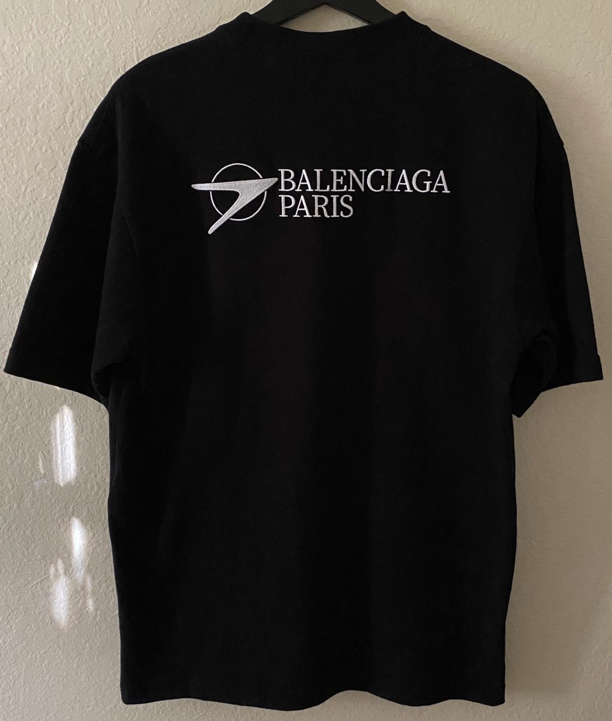 Balenciaga Unisex Balenciaga Paris Logo Embroidered T-Shirt Size US XXS / EU 40 - 2 Preview