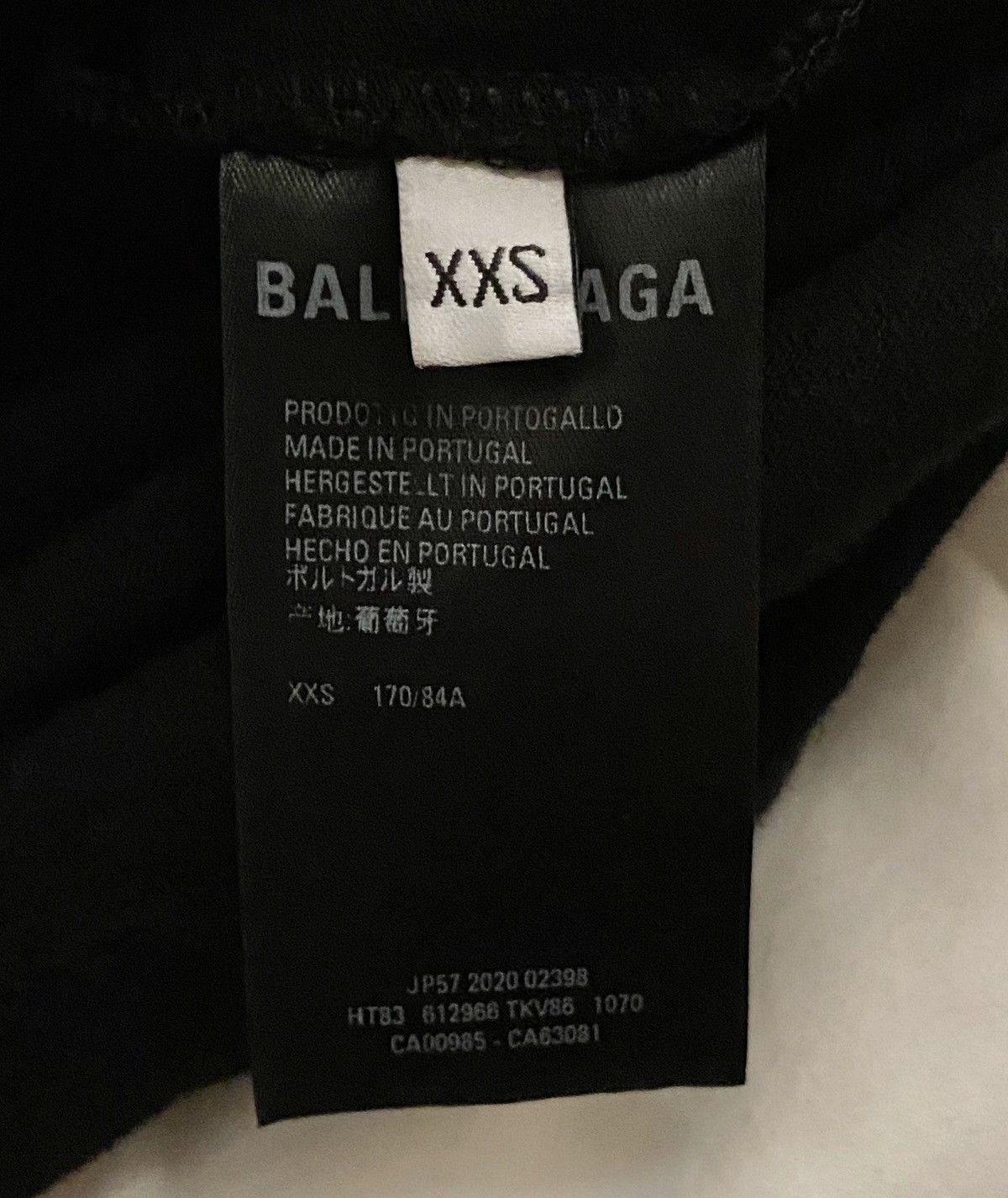 Balenciaga Unisex Balenciaga Paris Logo Embroidered T-Shirt Size US XXS / EU 40 - 4 Thumbnail
