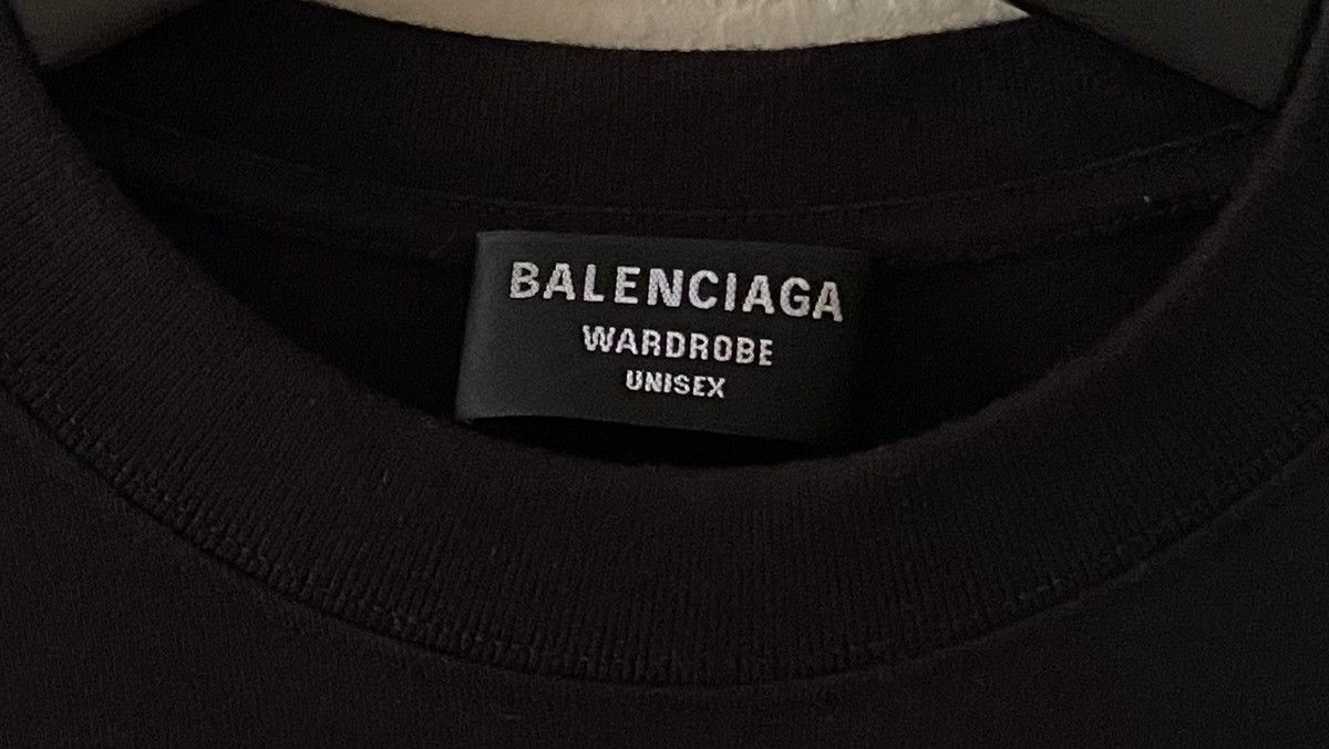 Balenciaga Unisex Balenciaga Paris Logo Embroidered T-Shirt Size US XXS / EU 40 - 3 Thumbnail