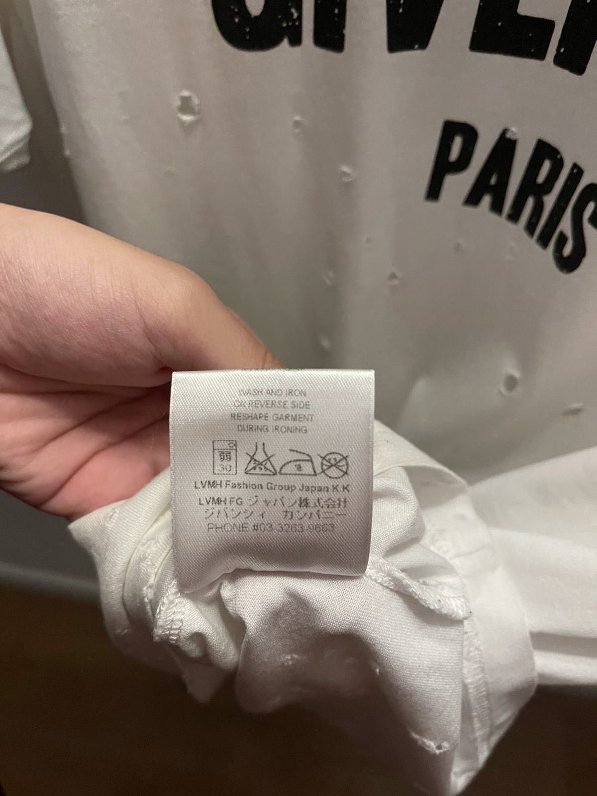 Givenchy Givenchy Distressed Logo Tee Size US XXS / EU 40 - 5 Thumbnail