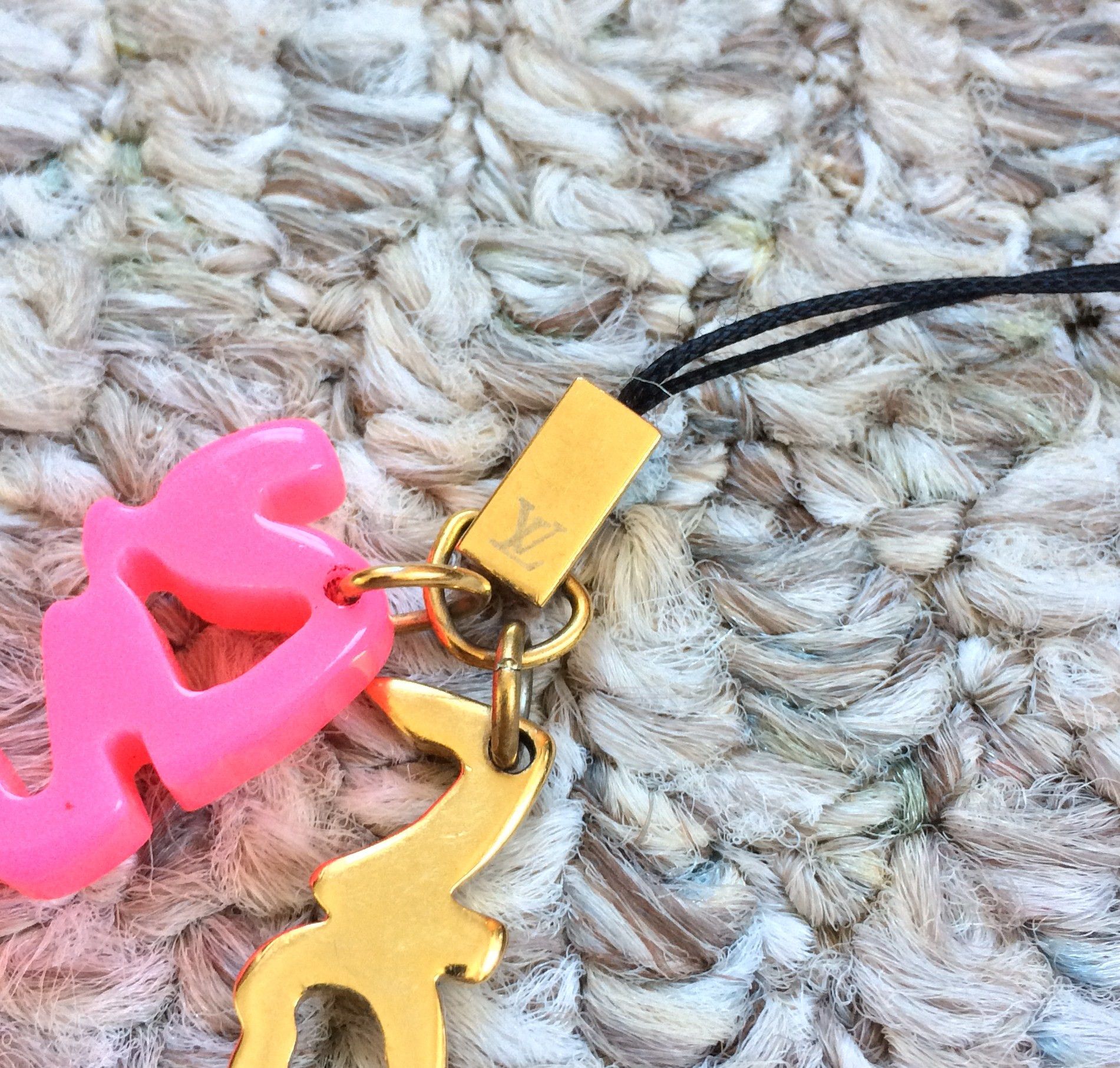 Louis Vuitton × Stephen Sprouse S/S 2008 Louis Vuitton x Sprouse Graffiti Phone Charm Size ONE SIZE - 3 Thumbnail