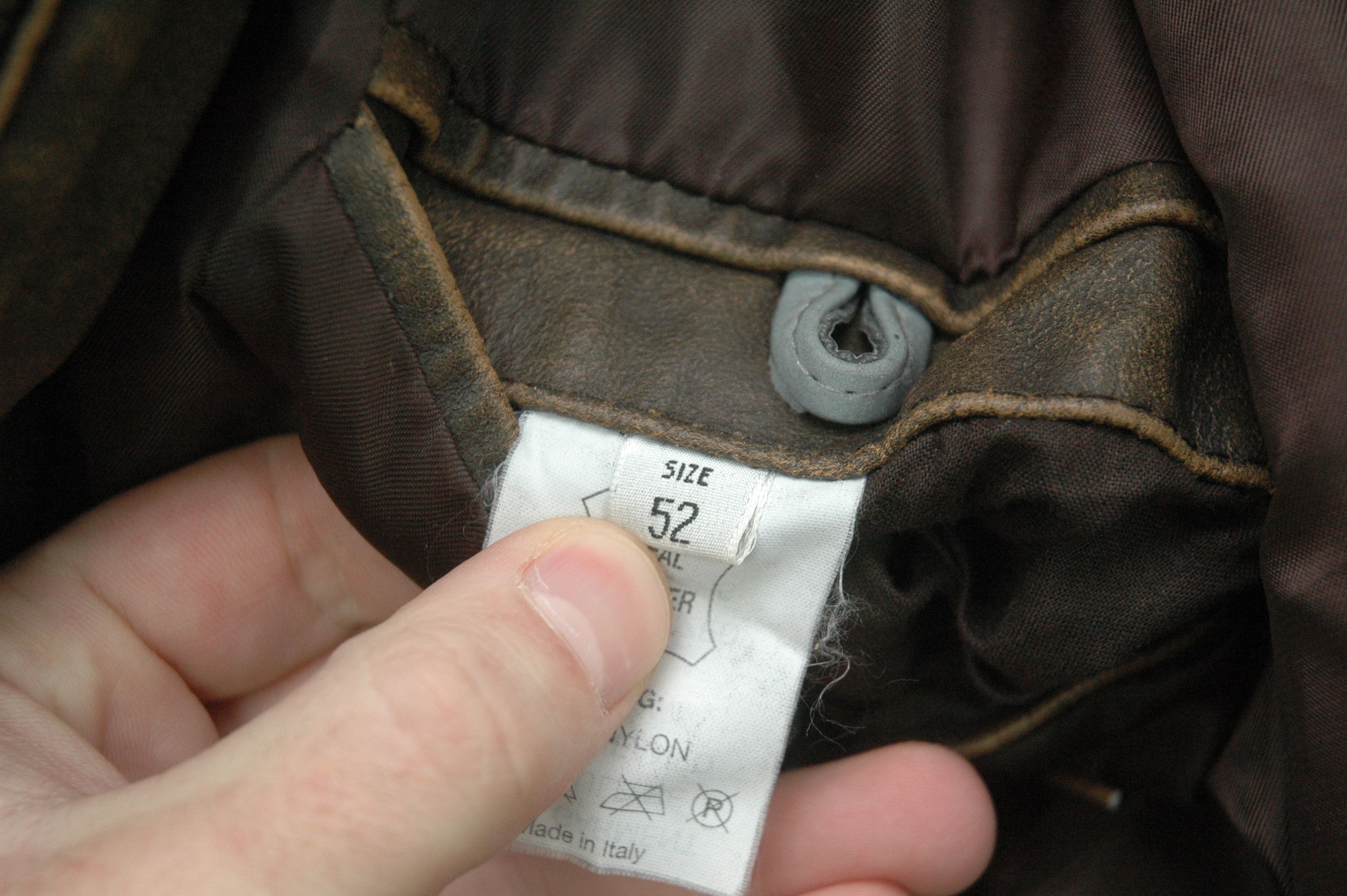 Other Vintage Essebi Leather Jacket Made Italy Britain Germany Size US L / EU 52-54 / 3 - 10 Thumbnail