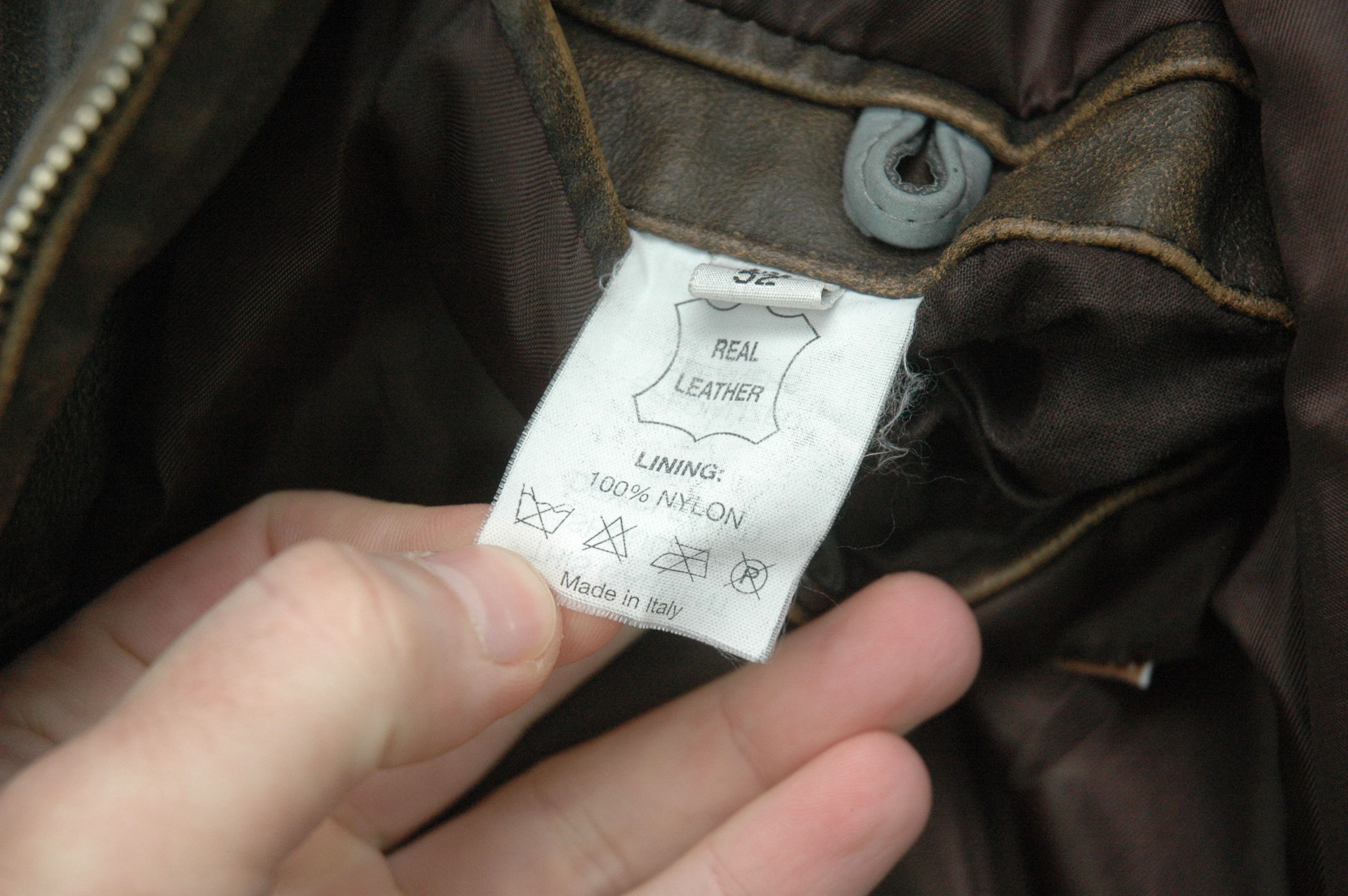 Other Vintage Essebi Leather Jacket Made Italy Britain Germany Size US L / EU 52-54 / 3 - 11 Thumbnail