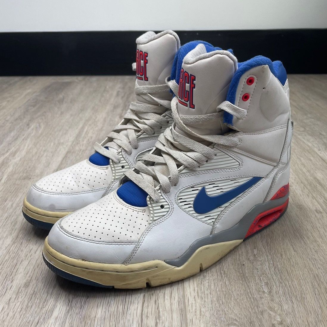 Nike Vintage Nike Air Command Force Sixers Ultramarine Size 10 Grailed