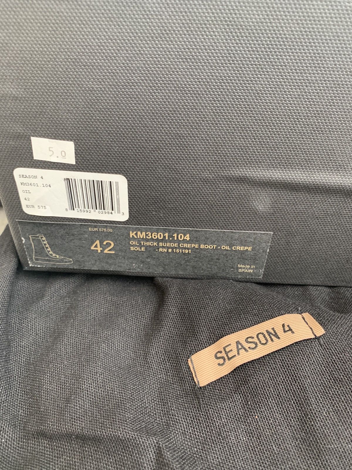 Yeezy Yeezy Crepe Boots Oil Season 4 Size US 9 / EU 42 - 6 Thumbnail