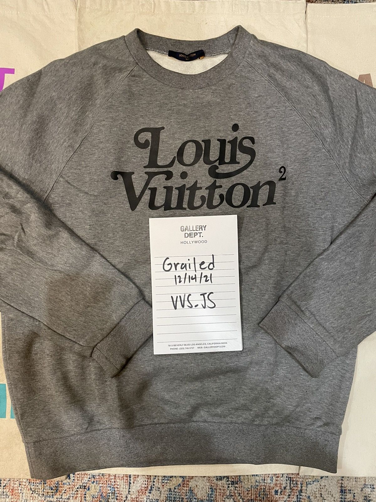 Louis Vuitton×nigo コラボスウェット　xs Louis Vuitton x Nigo Sweatshirt XS