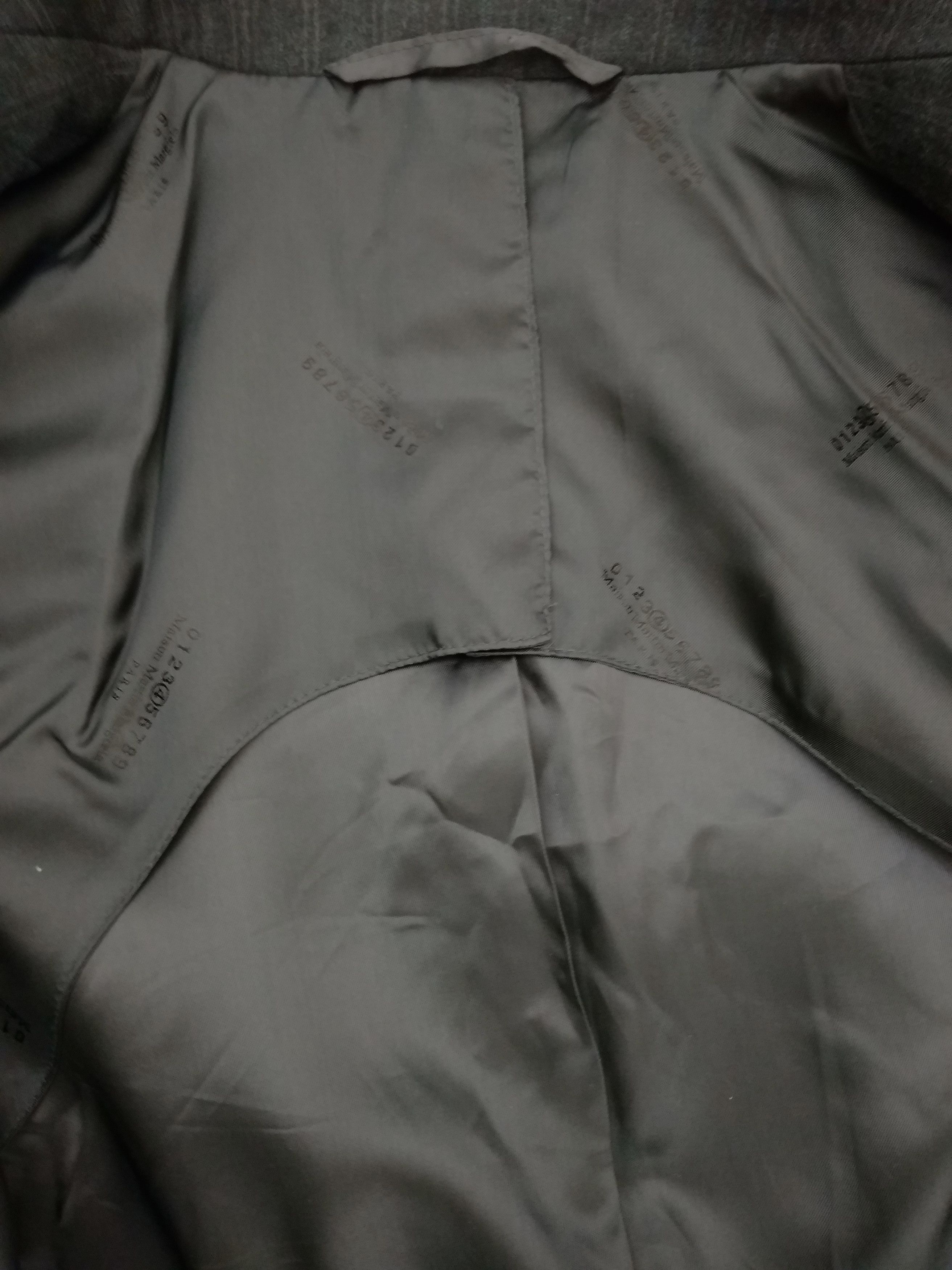 Maison Margiela Maison Martin Margiela Grey Wool Jacket IT42 Size M / US 6-8 / IT 42-44 - 7 Thumbnail