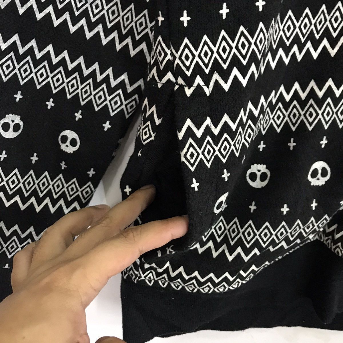 Japanese Brand Shisky multi skulls Punk style japan hoodies Jacket Size US M / EU 48-50 / 2 - 4 Thumbnail