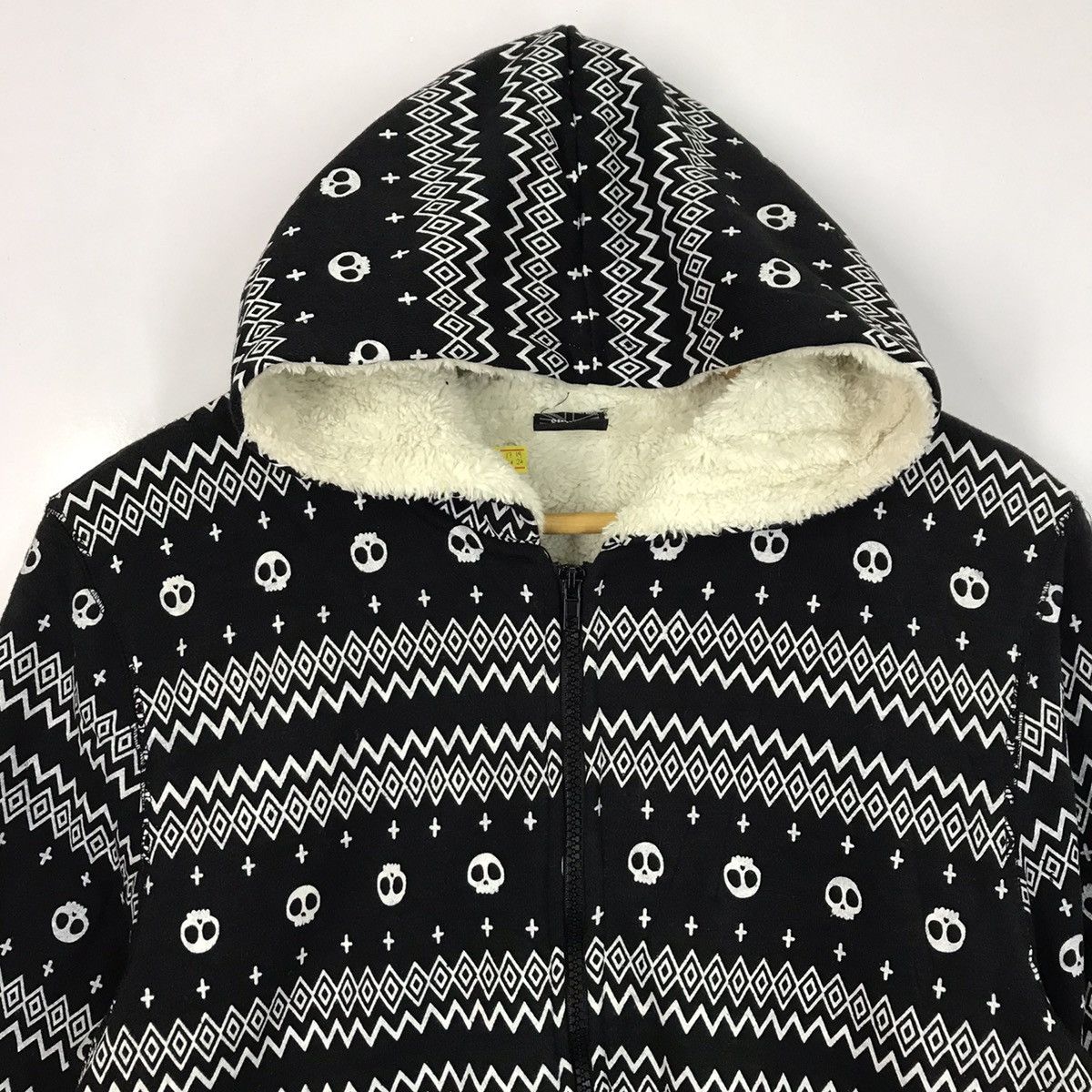Japanese Brand Shisky multi skulls Punk style japan hoodies Jacket Size US M / EU 48-50 / 2 - 2 Thumbnail