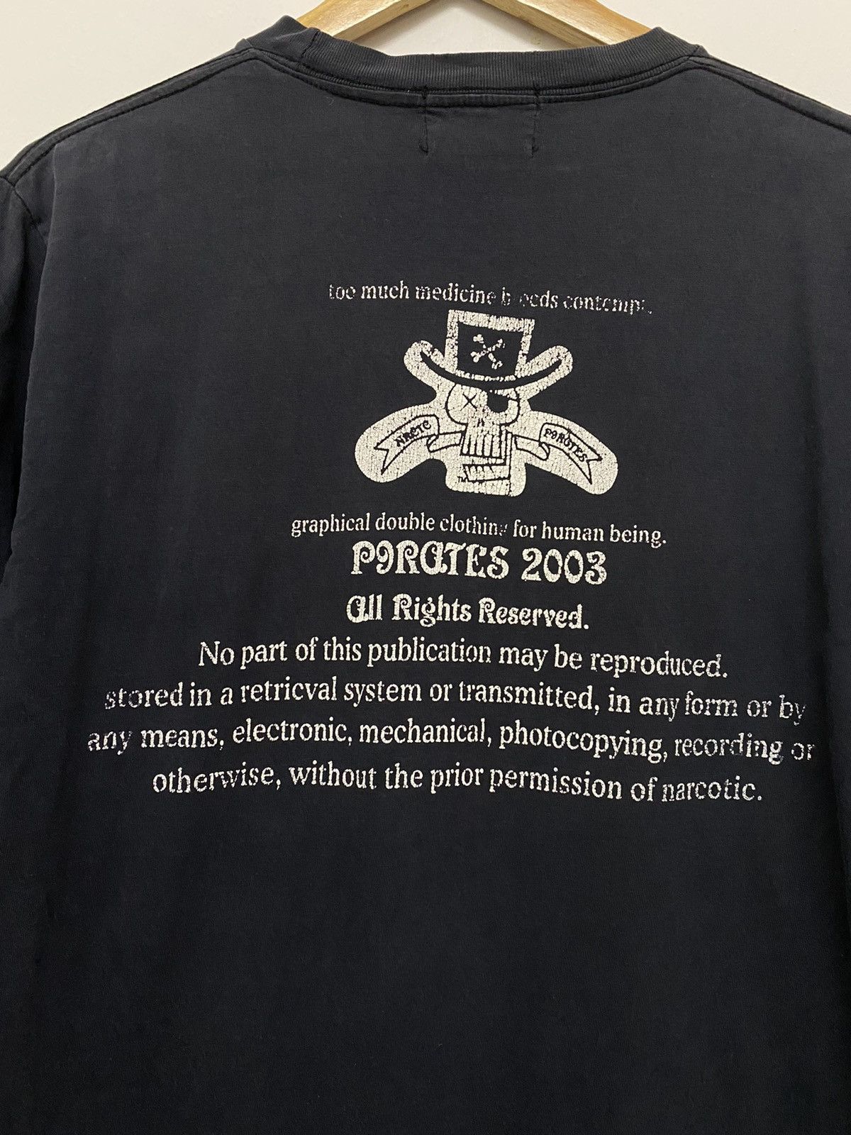 Japanese Brand Vintage Y2K Japanese Brand Narcotic 2003 Long Sleeve T-Shirt Size US L / EU 52-54 / 3 - 8 Thumbnail