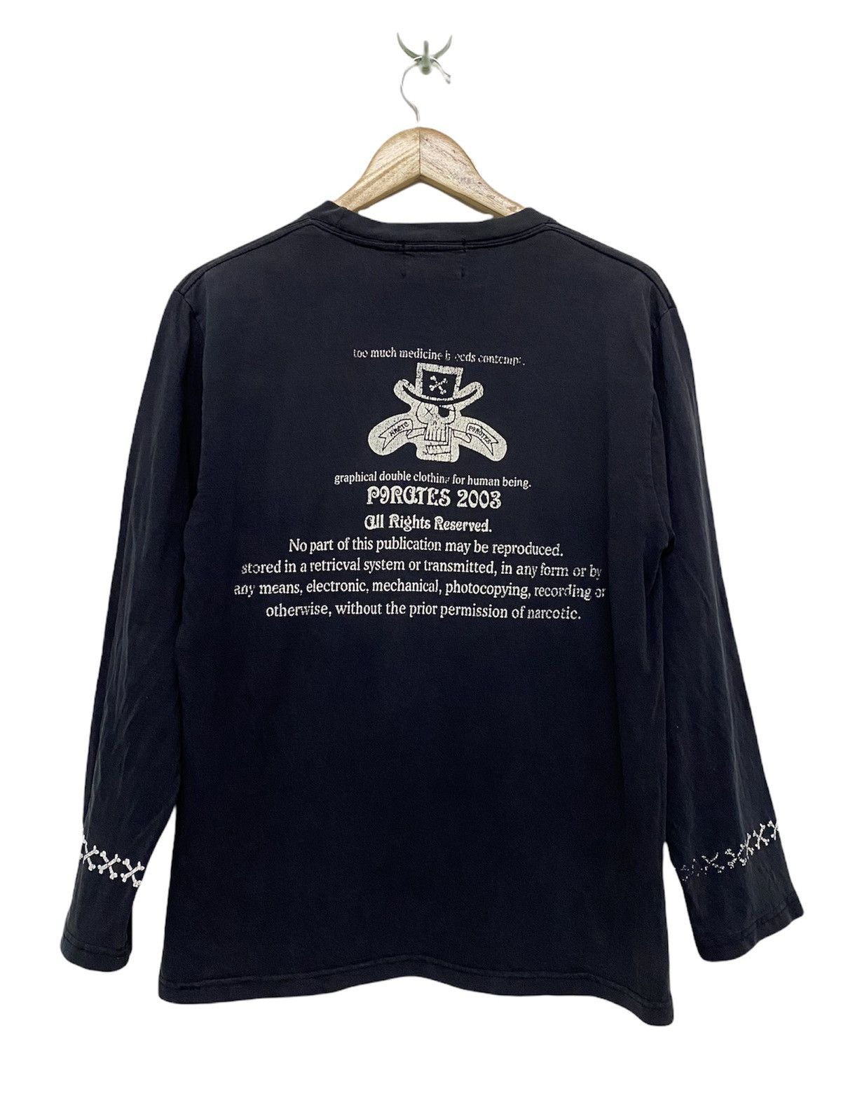 Japanese Brand Vintage Y2K Japanese Brand Narcotic 2003 Long Sleeve T-Shirt Size US L / EU 52-54 / 3 - 7 Thumbnail