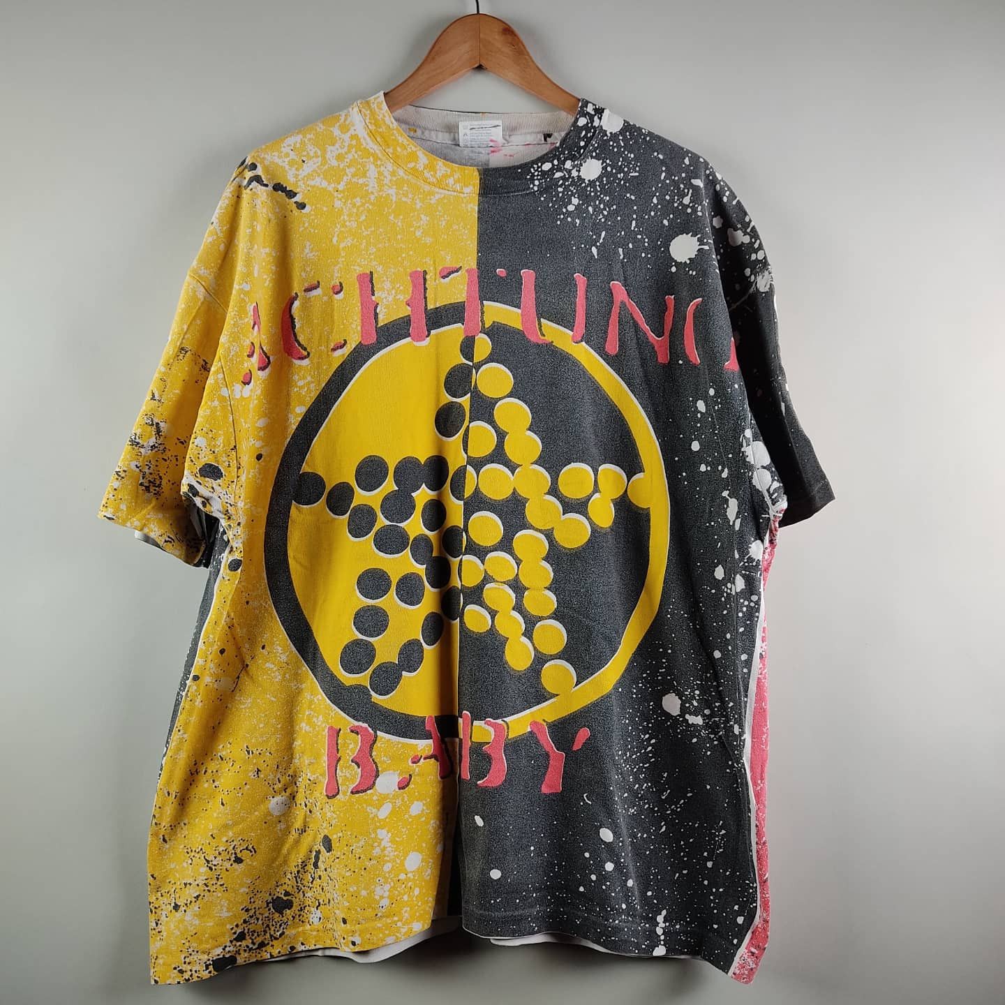 Band Tees × Vintage 1991 U2 Achtung Baby all over print Zoo TV tour Size US XXL / EU 58 / 5 - 1 Thumbnail