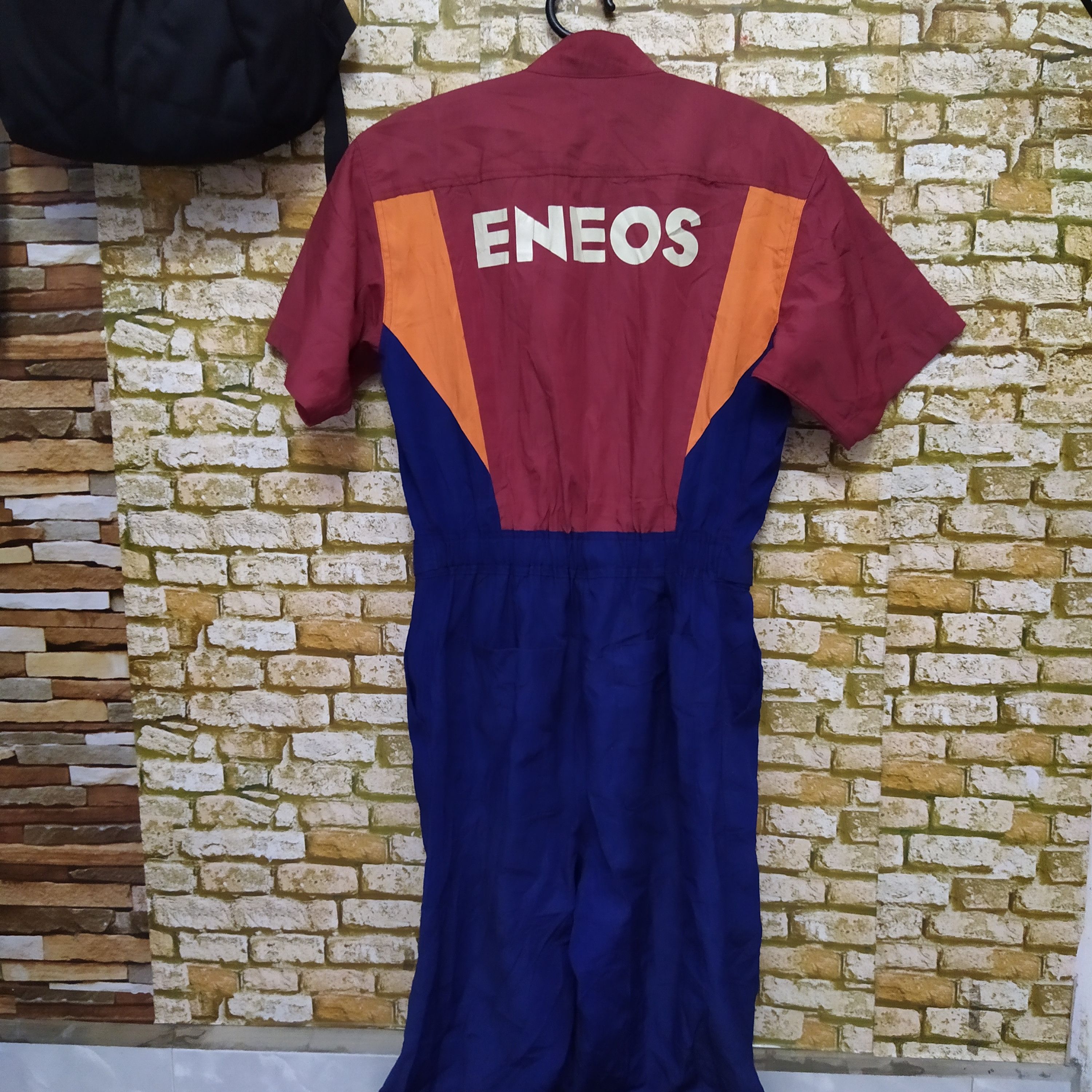 Vintage ENEOS COVERALLS RACING VINTAGE (D474) Size US 30 / EU 46 - 1 Thumbnail