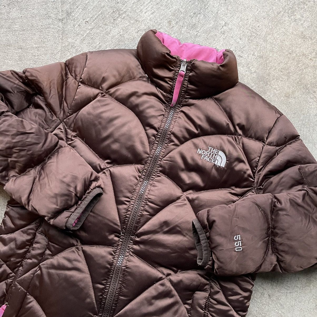 Vintage Brown North Face Puffer Jacket Nuptse 550 S Size US S / EU 44-46 / 1 - 8 Preview