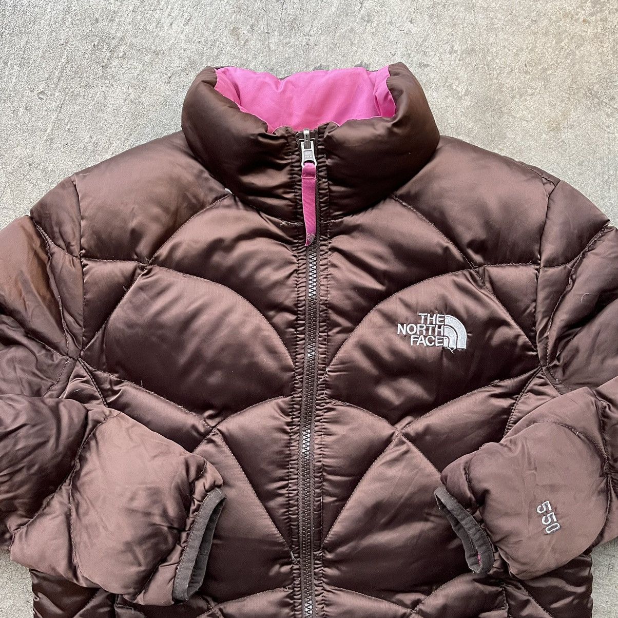 Vintage Brown North Face Puffer Jacket Nuptse 550 S Size US S / EU 44-46 / 1 - 3 Thumbnail