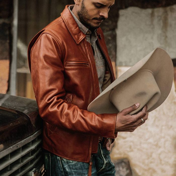 The moto jacket on sale in whiskey steerhide