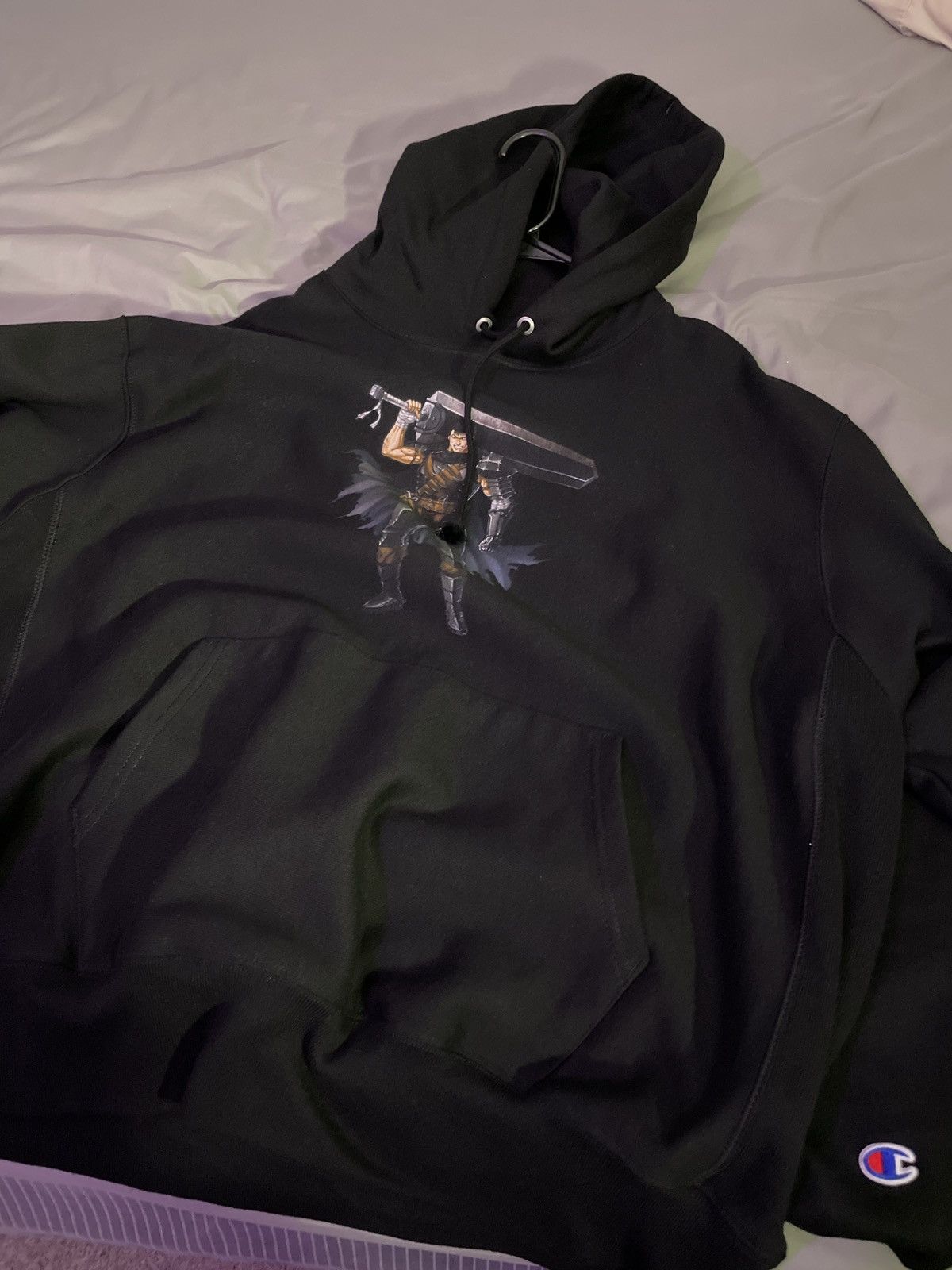 Other Berserk Guts Embroidered Champion Hoodie Size US XL / EU 56 / 4 - 1 Thumbnail