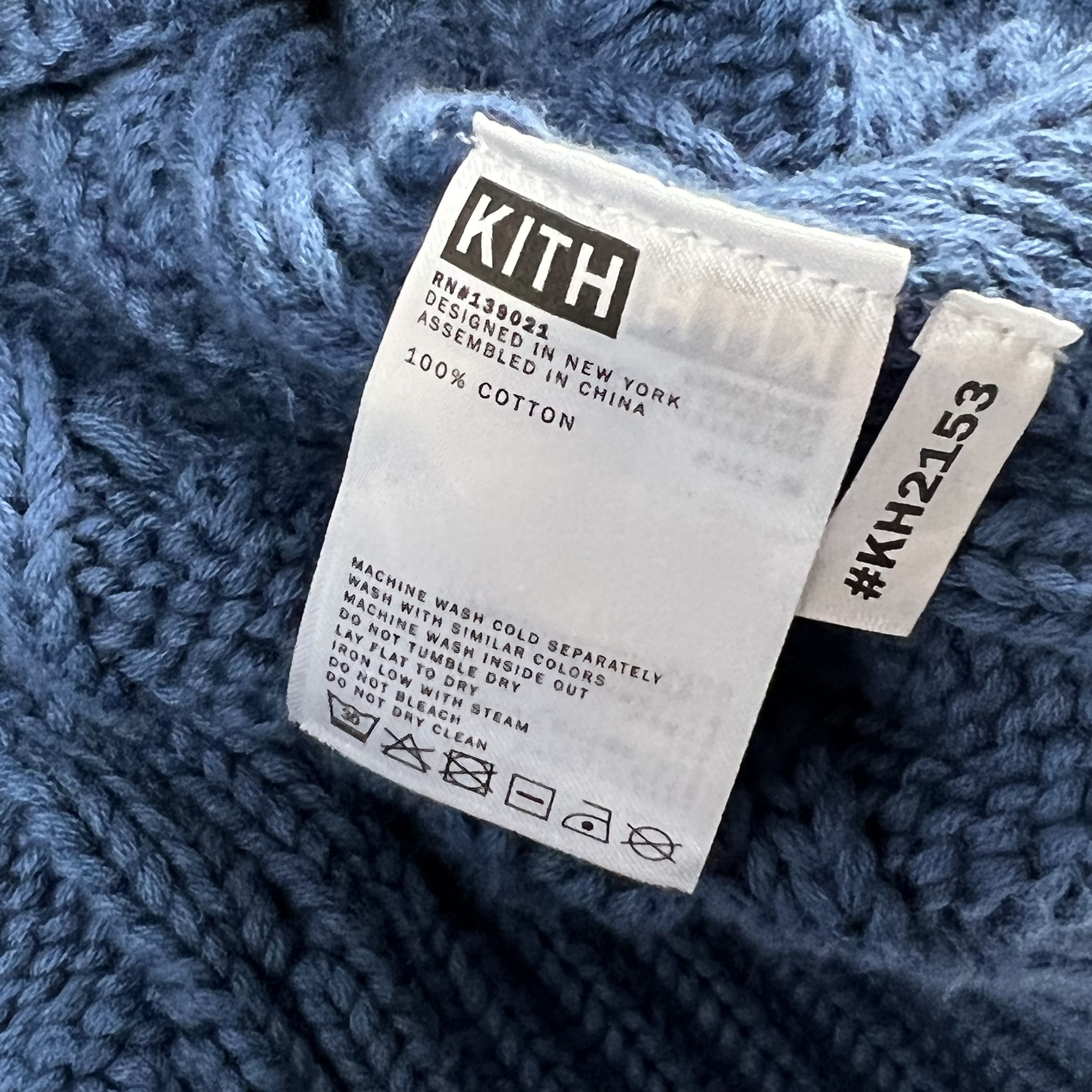 Kith Ronnie Fieg Kith Wheatley Sweater Indigo New With Tags RP 195 Grailed