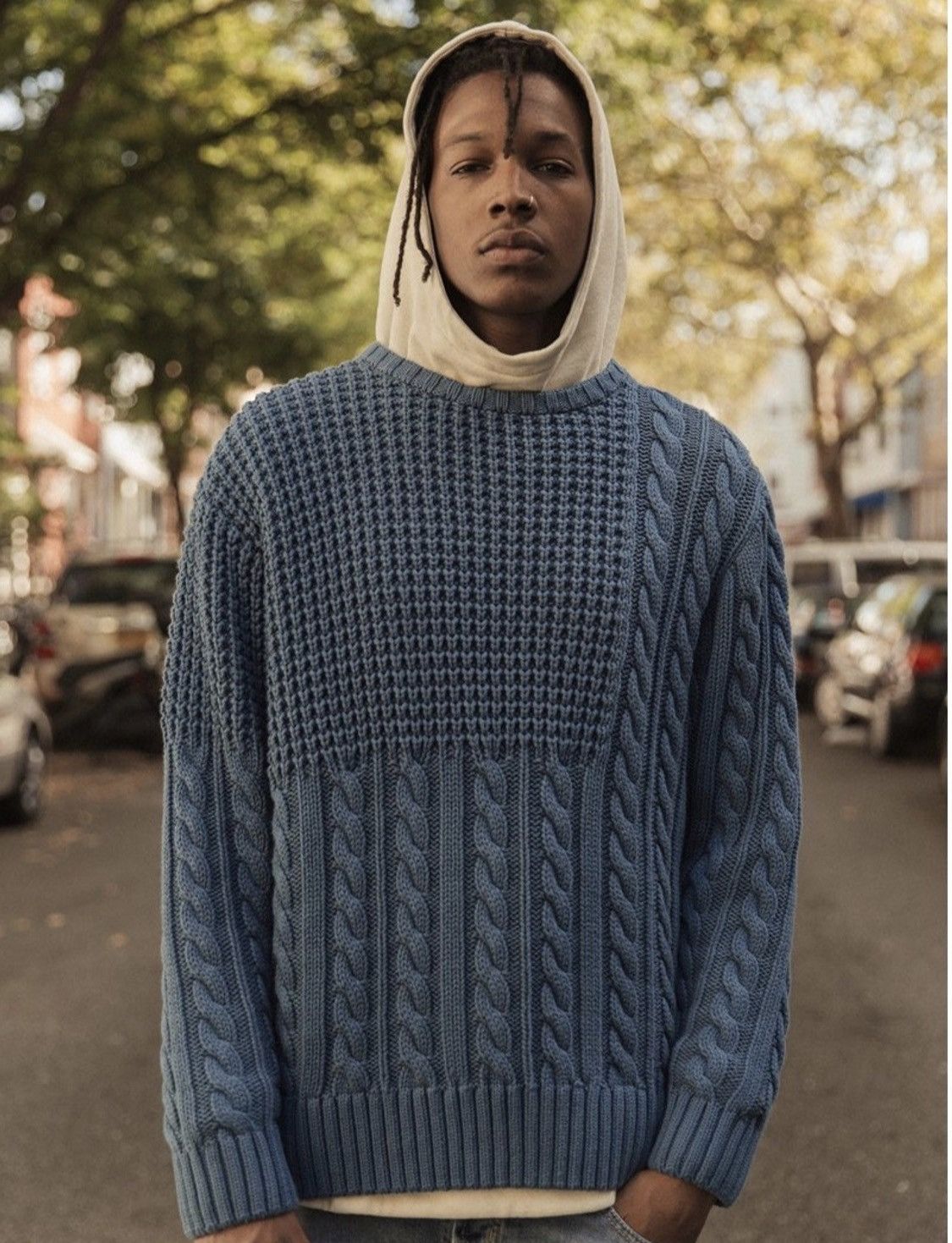 Kith Kith Wheatley Sweater Indigo New With Tags RP 195$ | Grailed