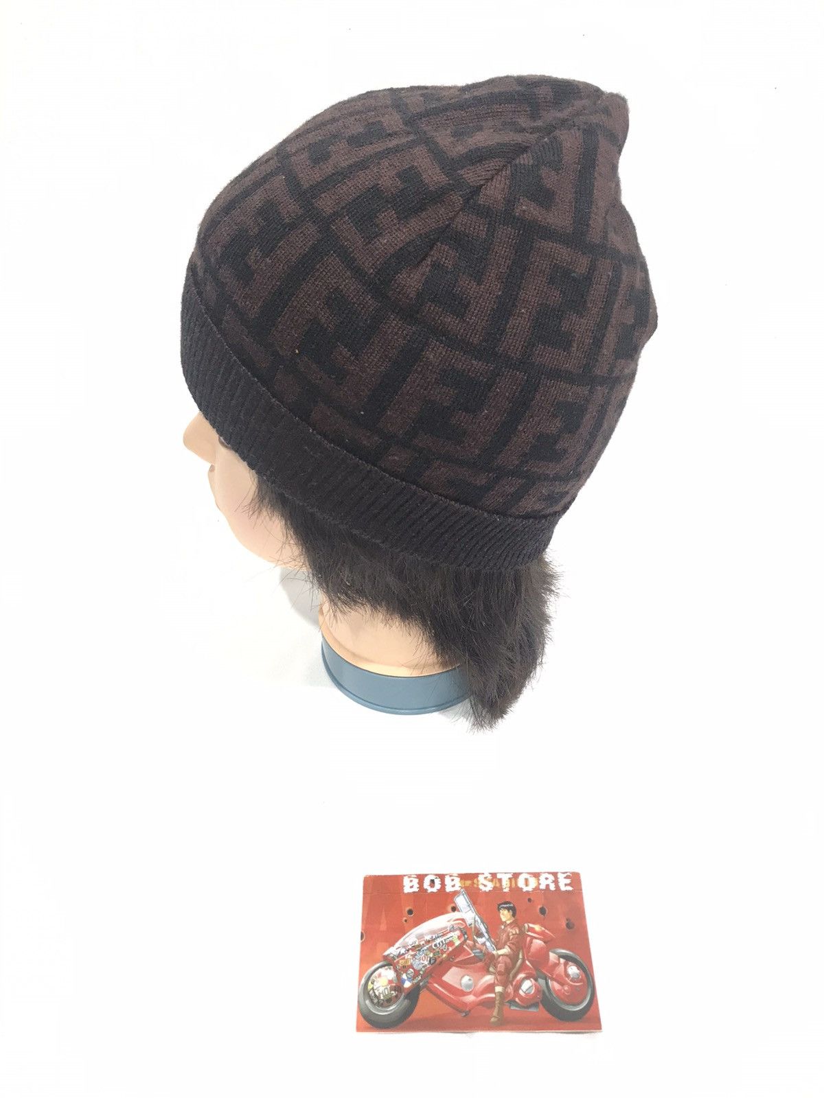 Fendi Fendi Monogram Wool Beanie Size ONE SIZE - 6 Thumbnail