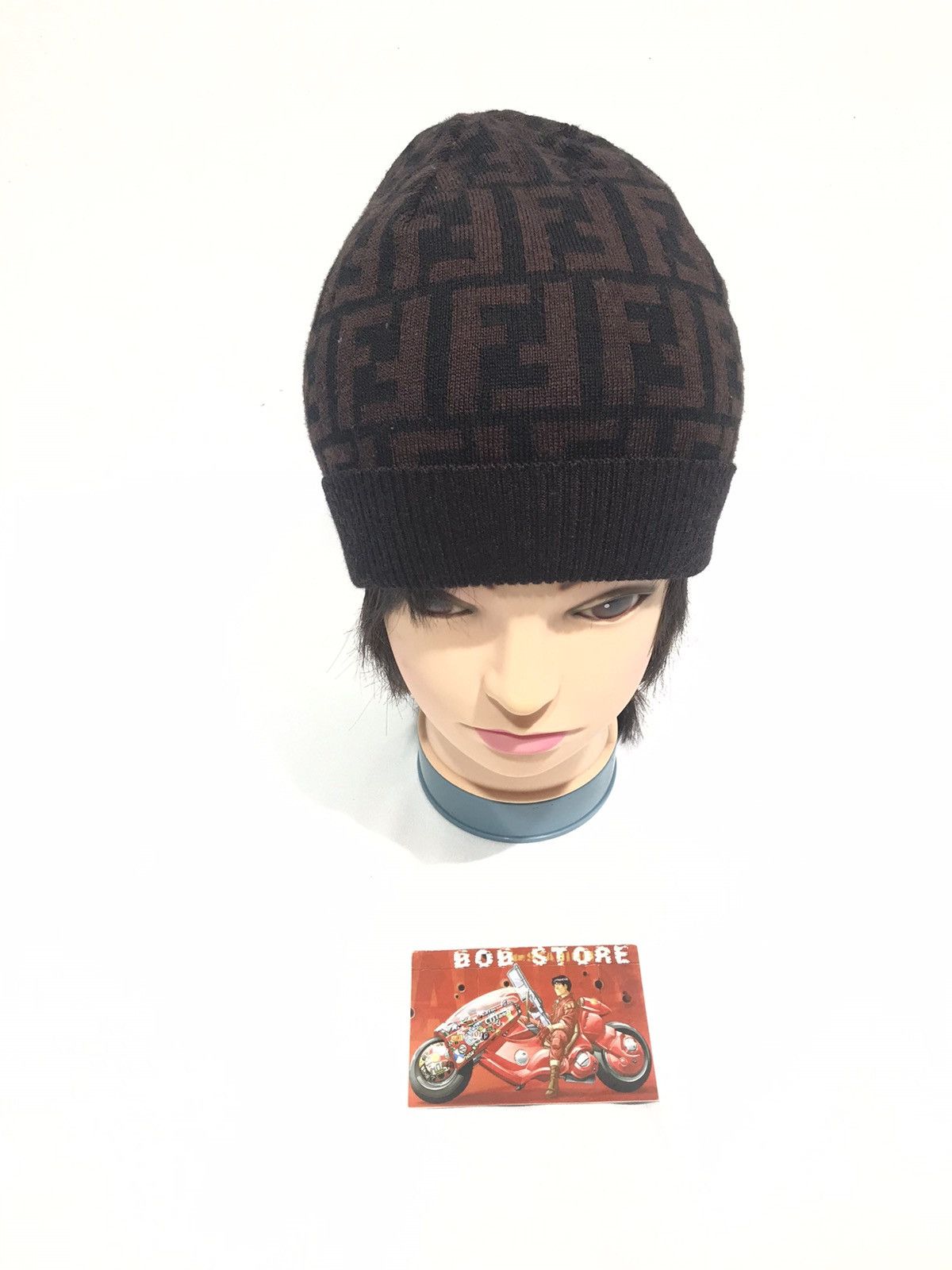 Fendi Fendi Monogram Wool Beanie Size ONE SIZE - 1 Thumbnail
