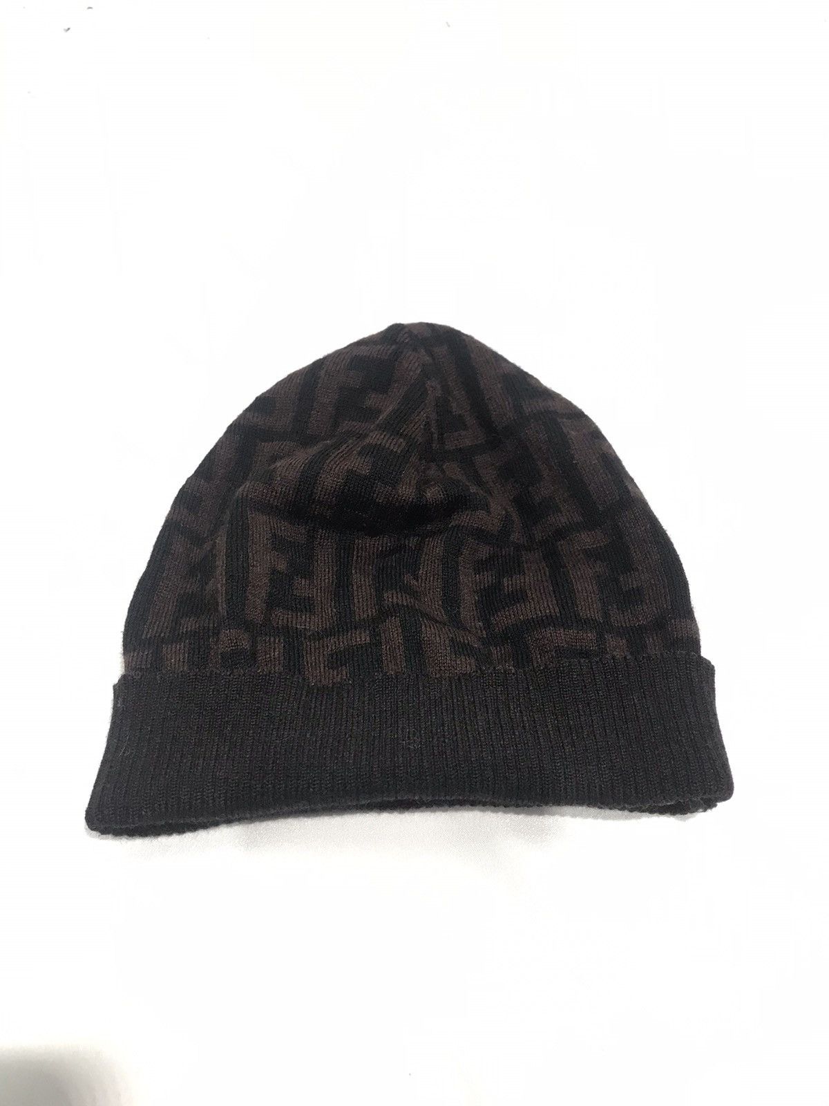 Fendi Fendi Monogram Wool Beanie Size ONE SIZE - 9 Thumbnail