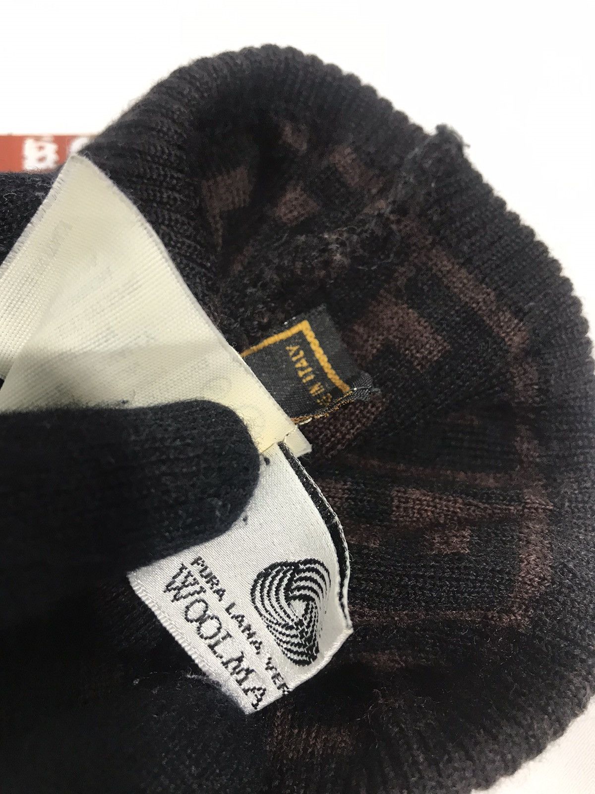 Fendi Fendi Monogram Wool Beanie Size ONE SIZE - 4 Thumbnail