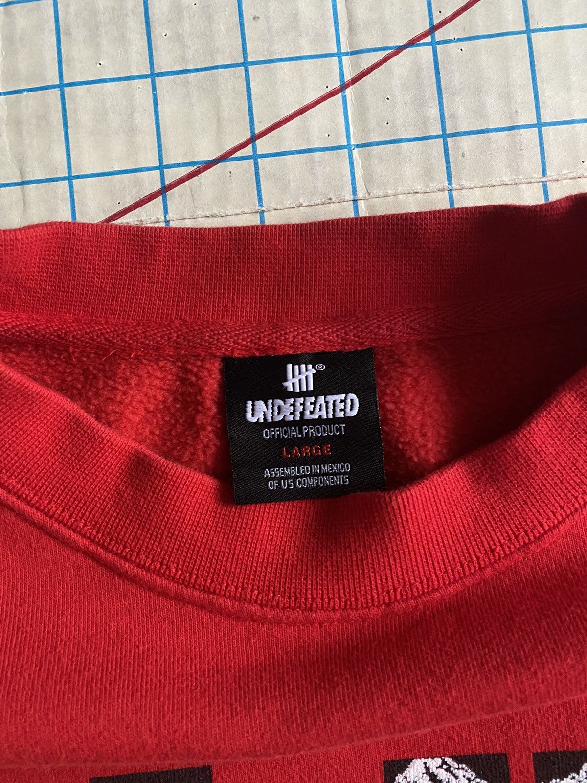 Undefeated Undefeated Christmas Crewneck Sweater Size Large Red Size US L / EU 52-54 / 3 - 4 Thumbnail