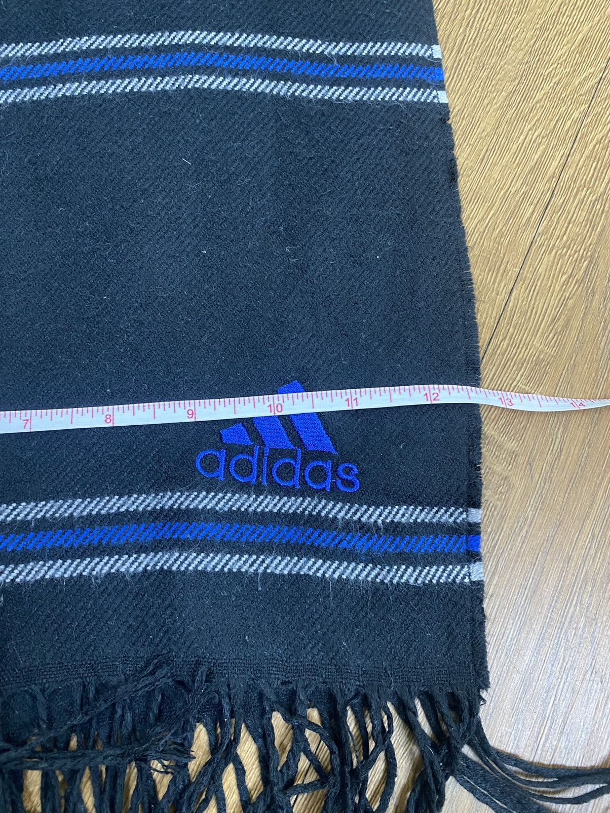 Adidas Vintage Adidas Winter Scarf Muffler Wool Size ONE SIZE - 5 Thumbnail