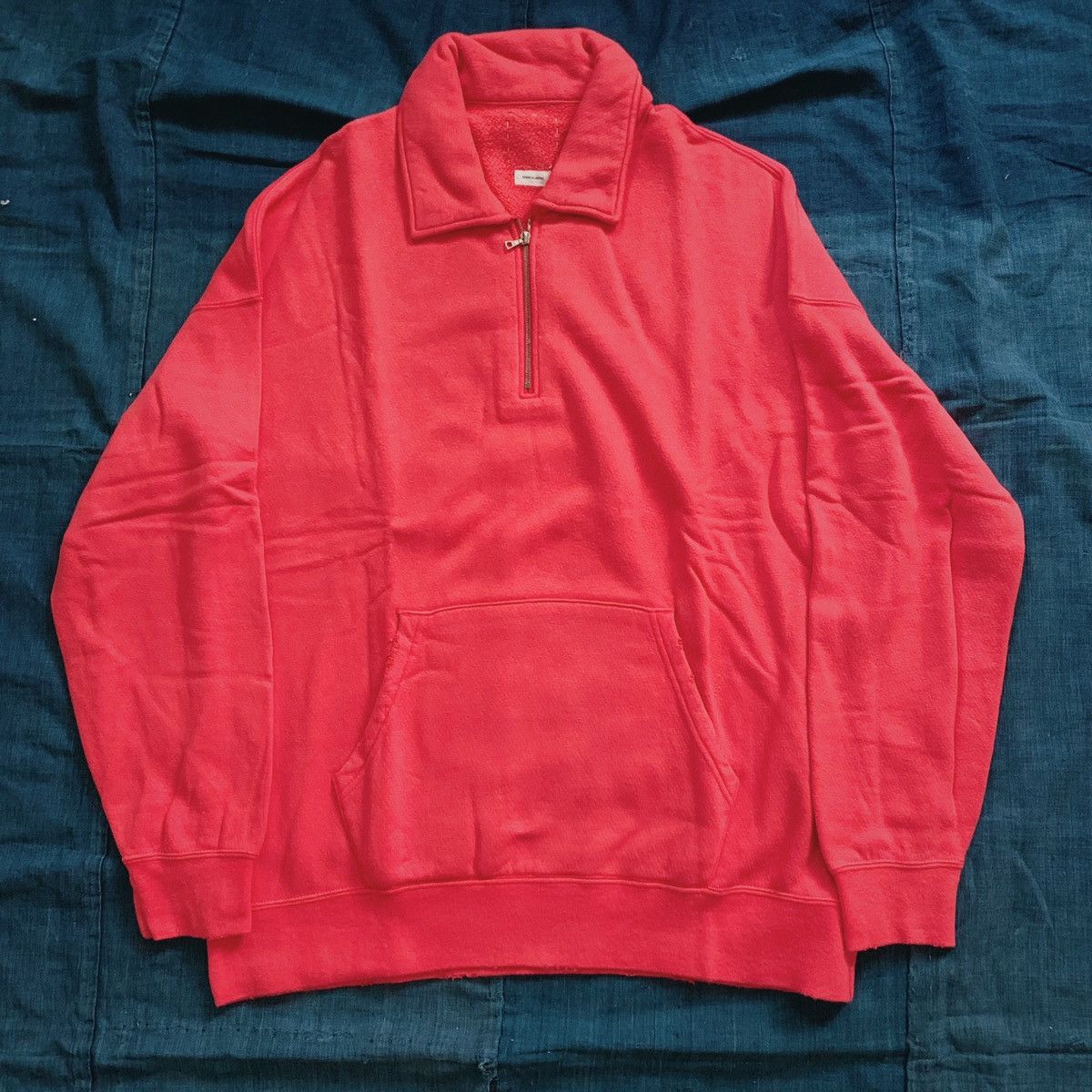 Visvim Jumbo sweat PO zip (uneven dye) | Grailed