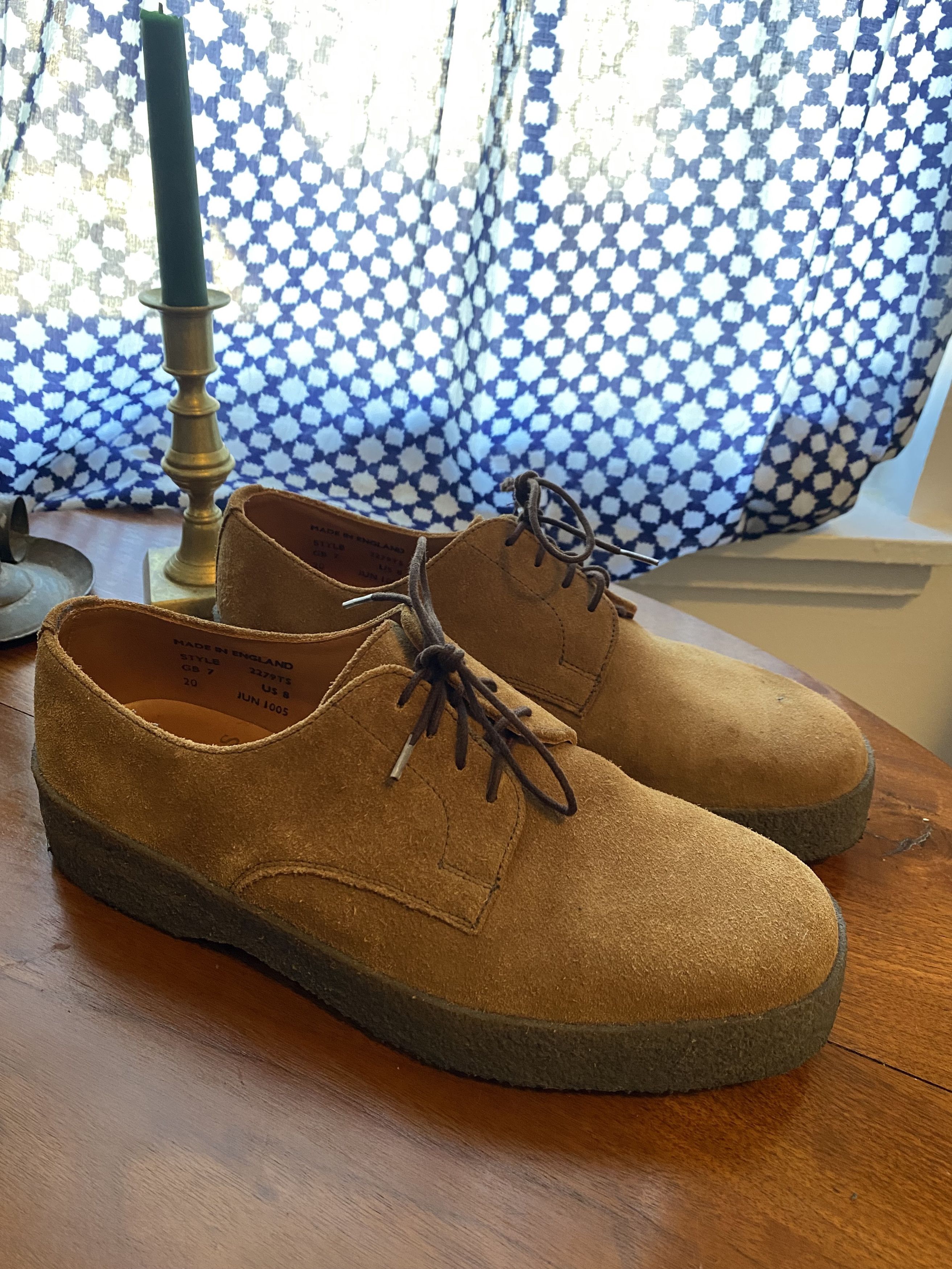 Sanders × Todd Snyder SANDERS SUEDE PLAIN VAMP GIBSON IN INDIANA | Grailed