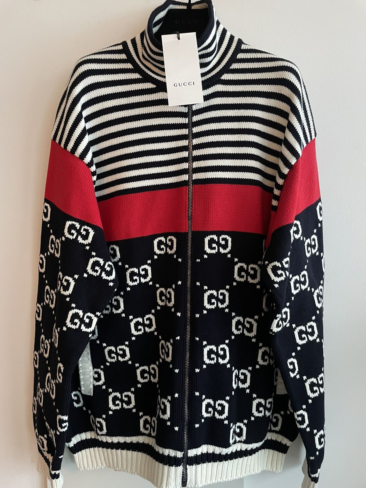 Gucci Super Runway Limited Edition GG Logo Sweater Jacket Size US L / EU 52-54 / 3 - 1 Thumbnail