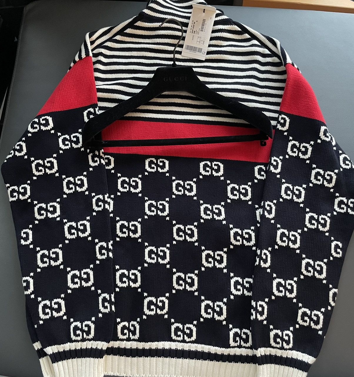 Gucci Super Runway Limited Edition GG Logo Sweater Jacket Size US L / EU 52-54 / 3 - 18 Thumbnail