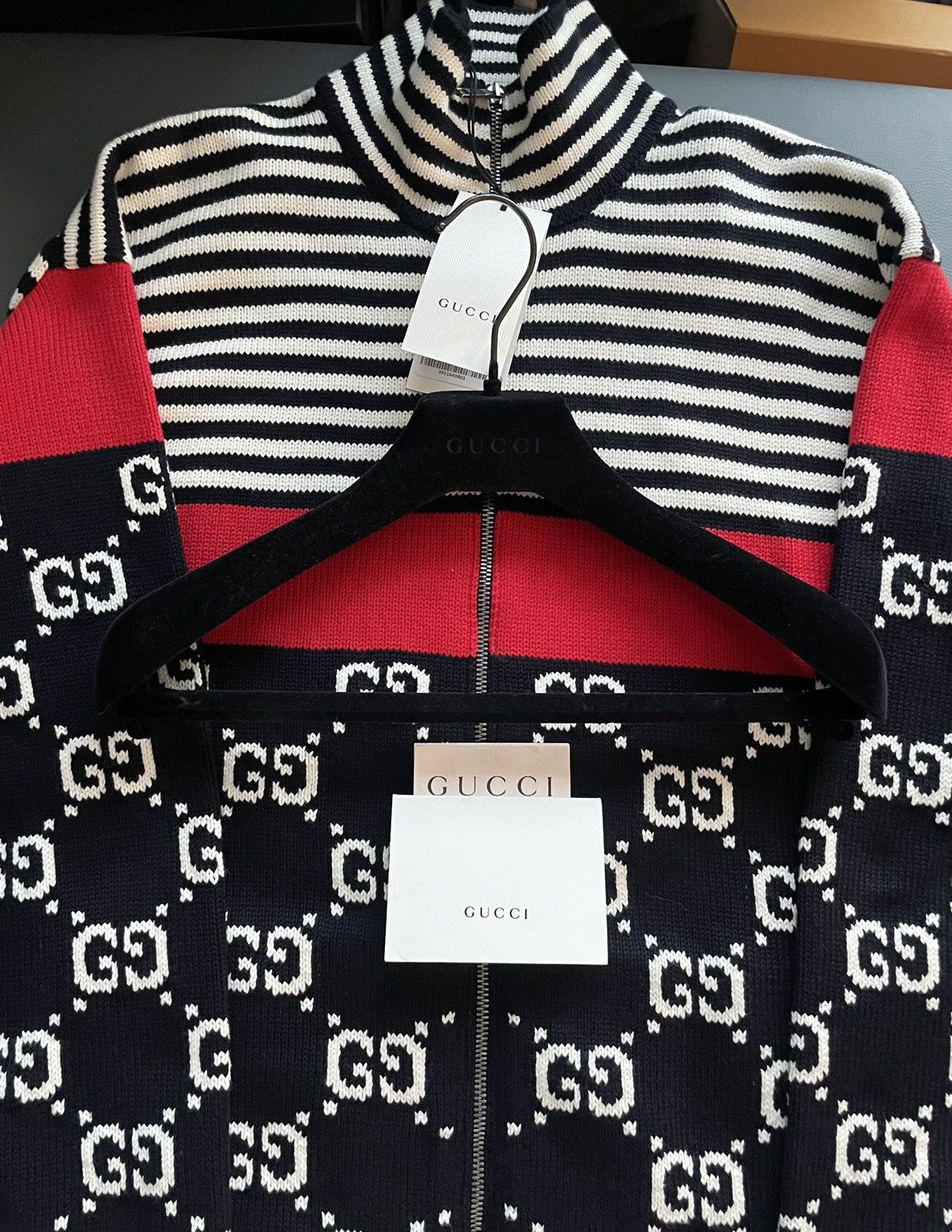 Gucci Super Runway Limited Edition GG Logo Sweater Jacket Size US L / EU 52-54 / 3 - 11 Thumbnail