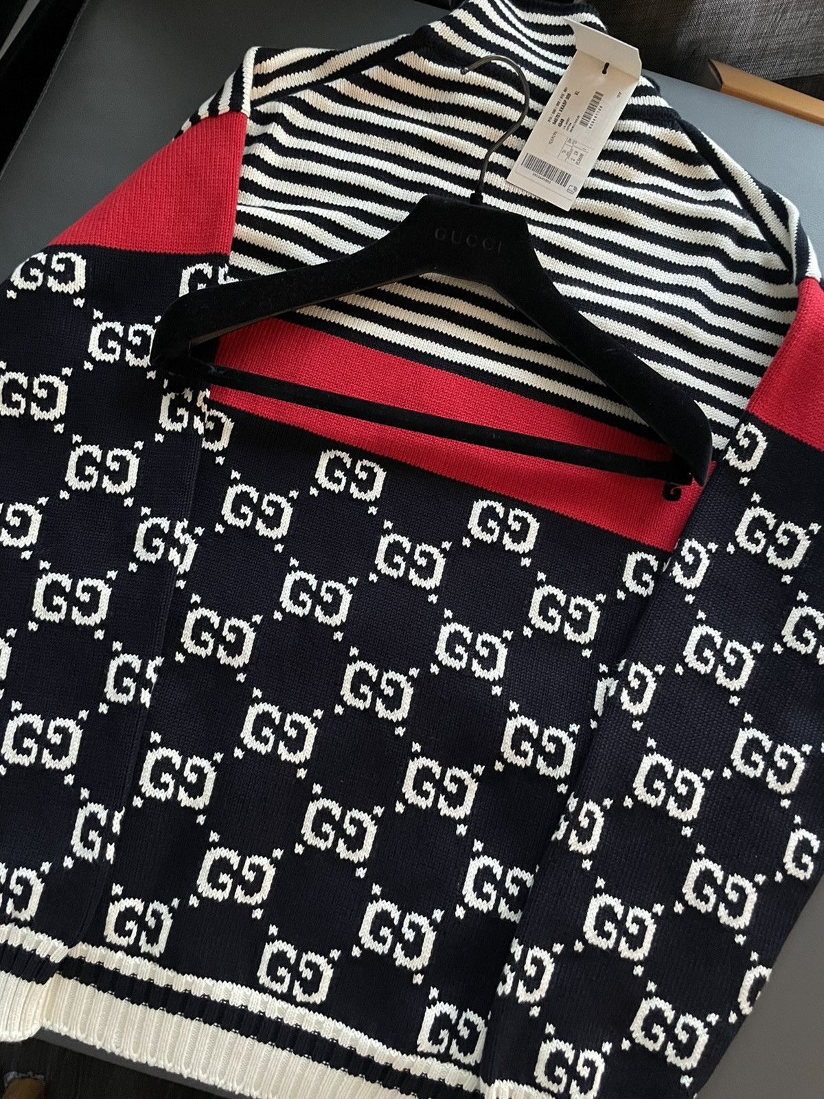Gucci Super Runway Limited Edition GG Logo Sweater Jacket Size US L / EU 52-54 / 3 - 3 Thumbnail