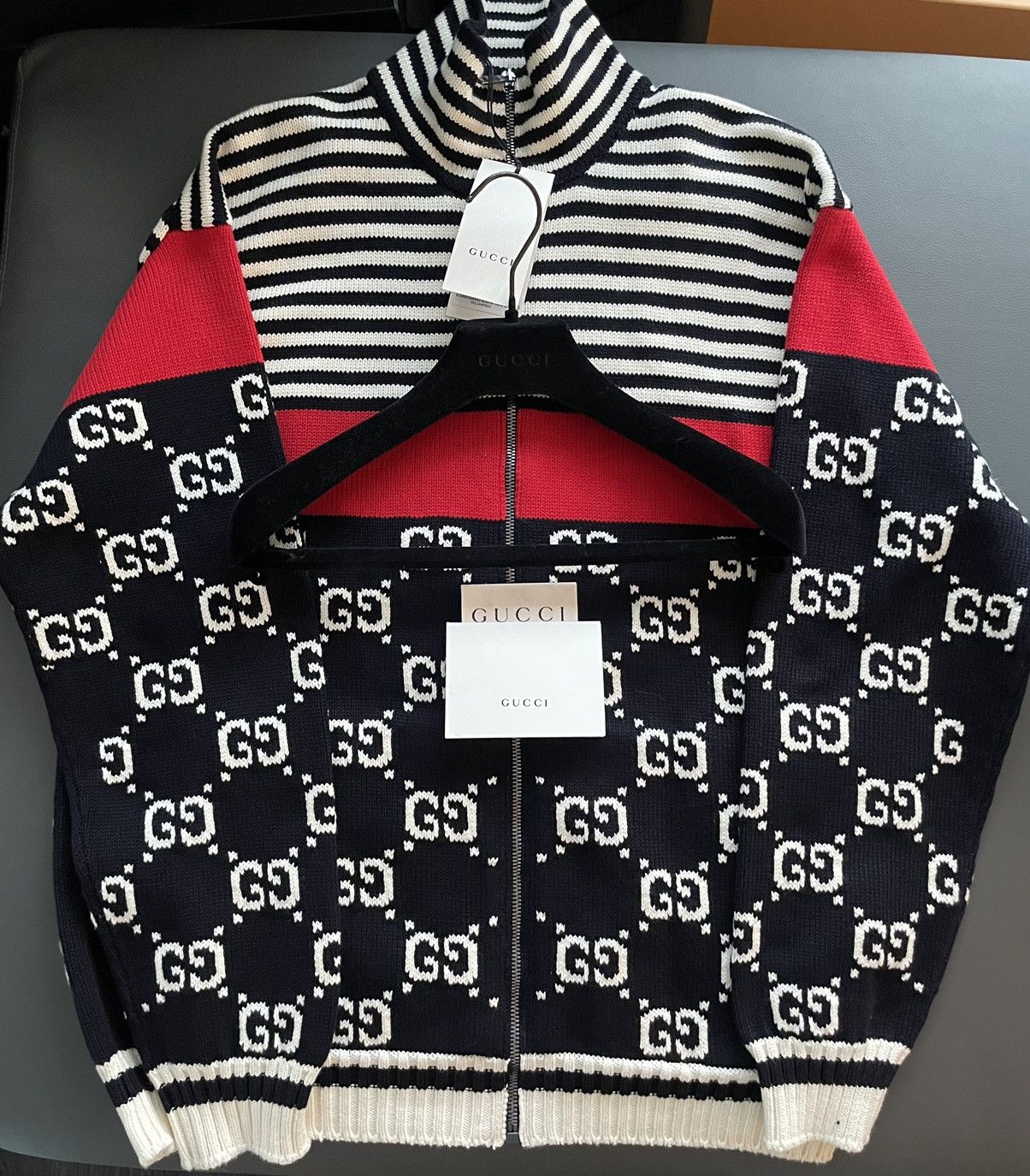 Gucci Super Runway Limited Edition GG Logo Sweater Jacket Size US L / EU 52-54 / 3 - 2 Thumbnail