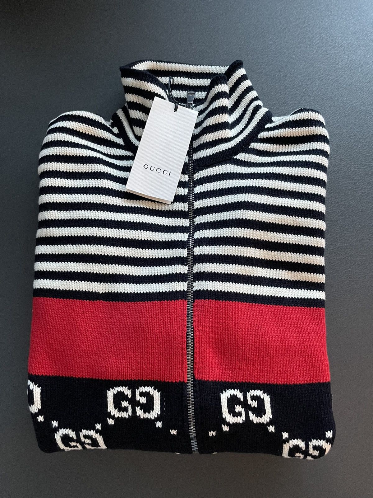 Gucci Super Runway Limited Edition GG Logo Sweater Jacket Size US L / EU 52-54 / 3 - 4 Thumbnail
